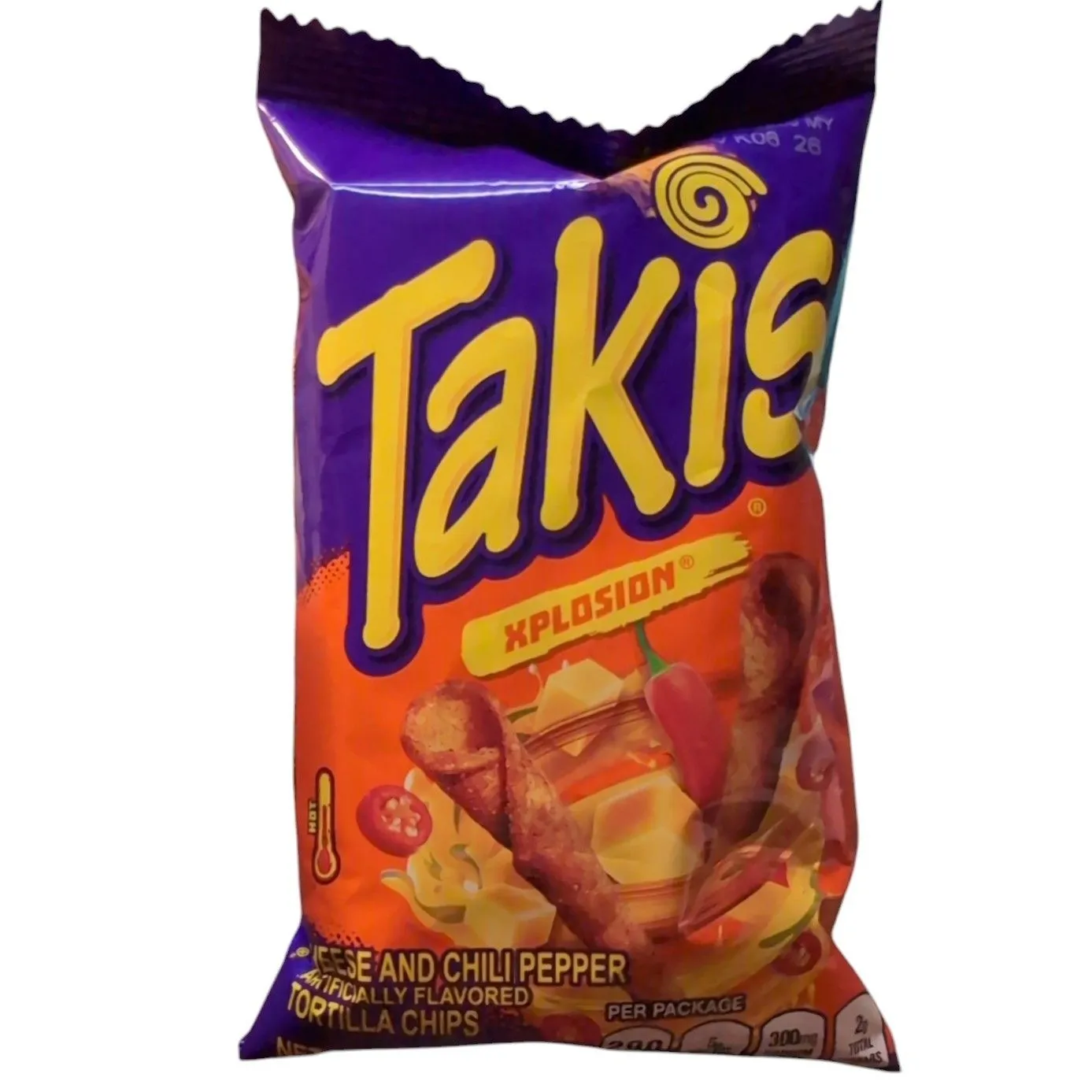 Product image for Takis Explosion 2 oz. cheese and chili peppered tortilla chips