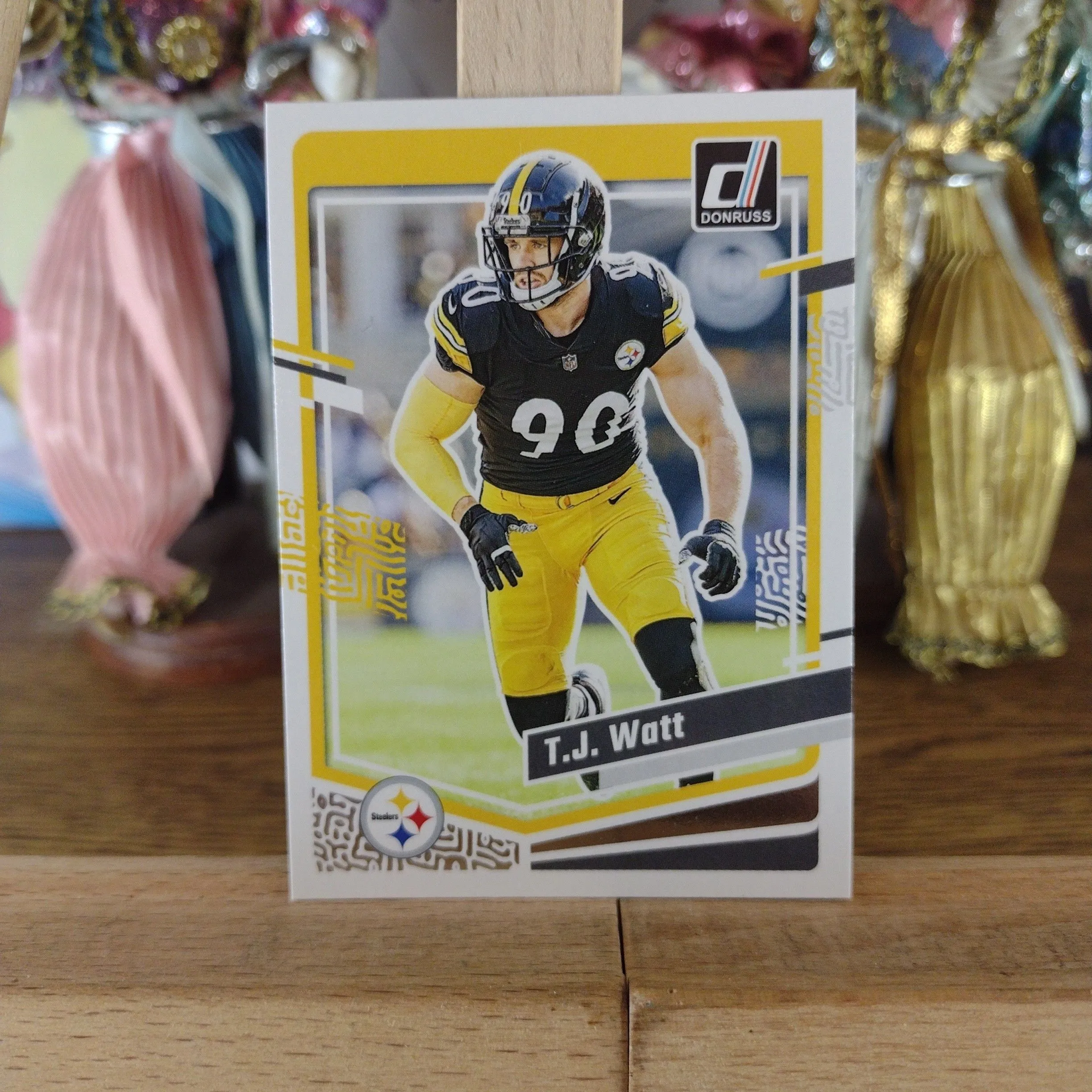 Product image for T.J. Watt #254 Pittsburgh Steelers 2023 Panini Donruss