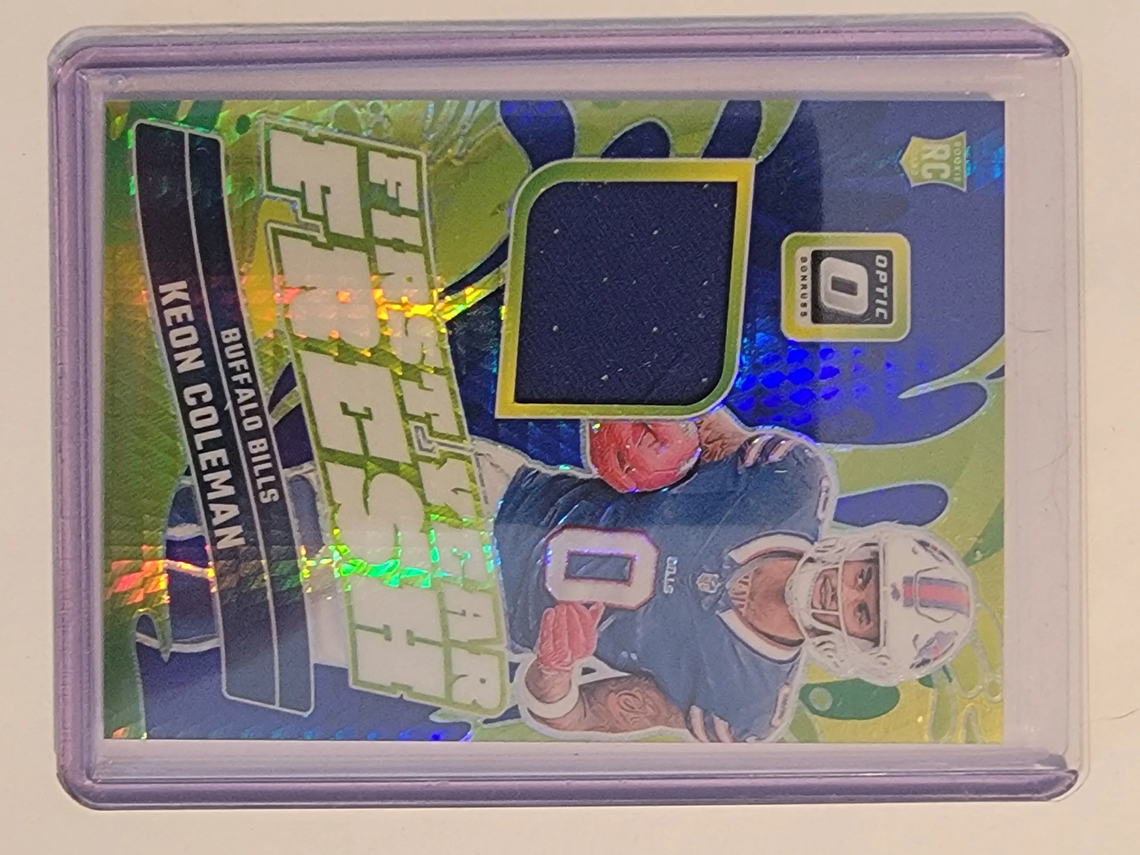 Product image for 2024 Donruss Optic First Year Fresh Keon Coleman Patch
