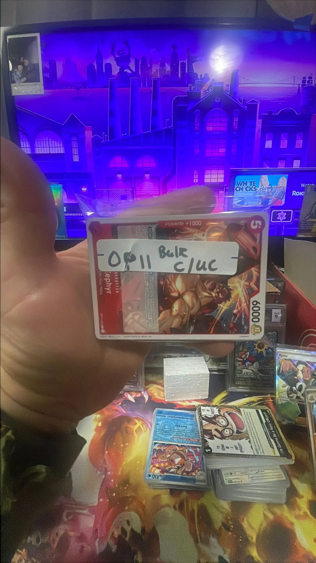 Product image for OP 11 Bulk - commons & uncommons