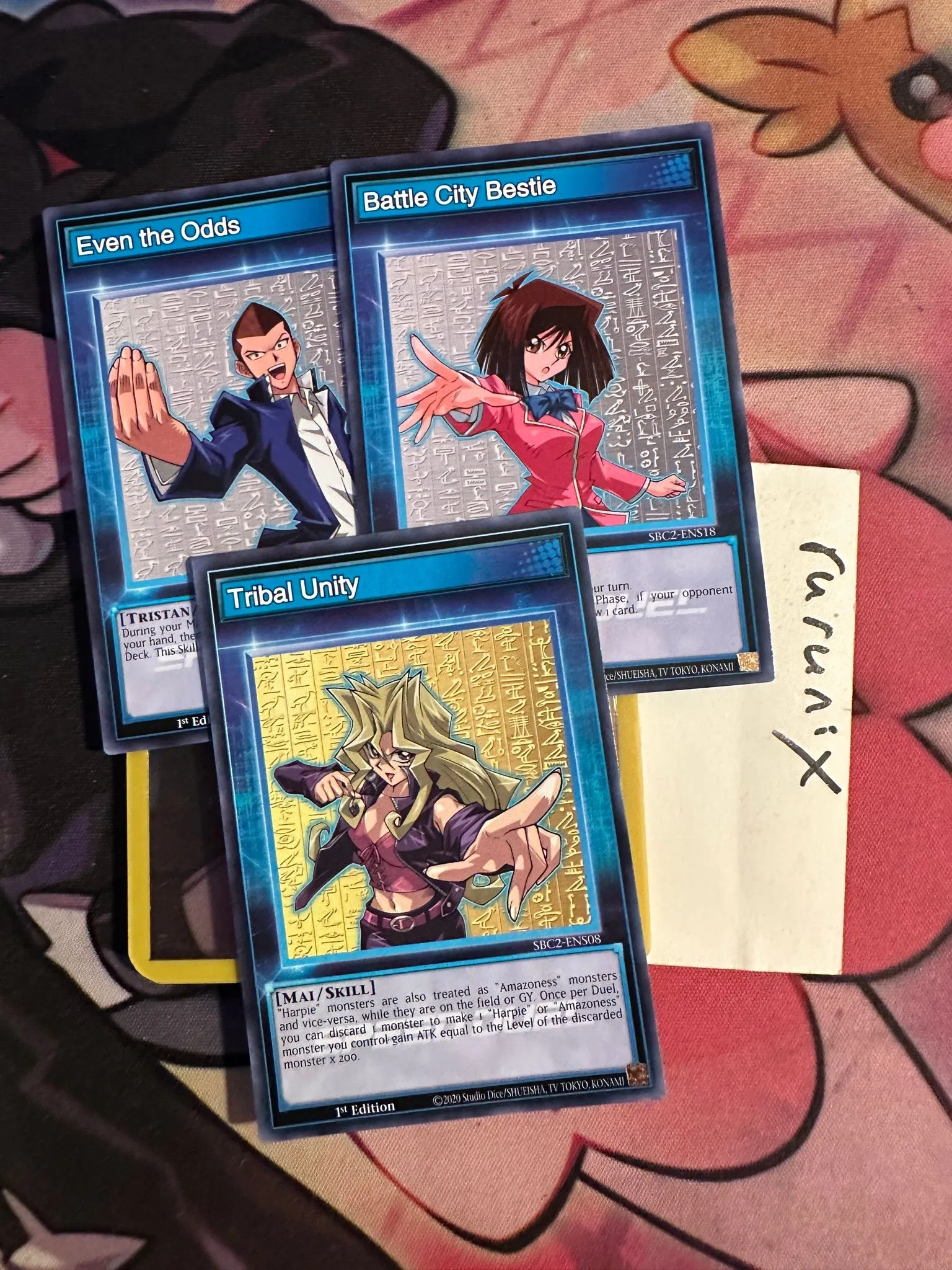 3x Yugioh Speed Duel Skill Card Mai Tea Tristan Even the Odd Tribal Unity  Battle City Bestie  Whatnot: Shop, Sell, Connect