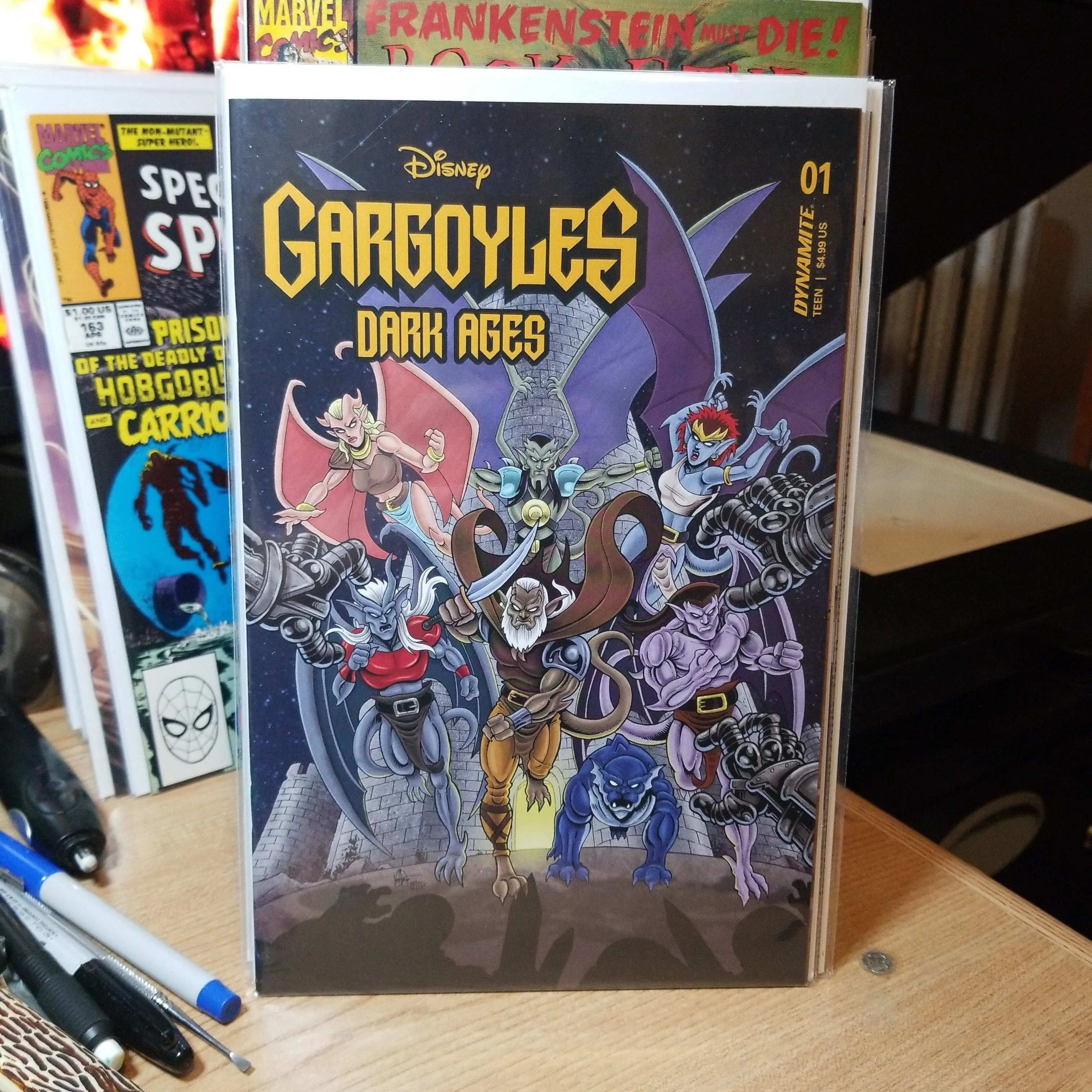 Product image for Disneys Gargoyles Dark Ages #1 cover y new teen titans homage cartoon