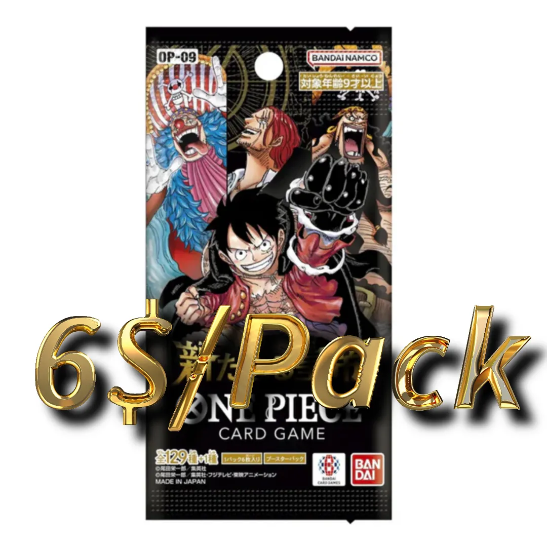 PACK) *REDUCED* OP-09 The Four Emperors One Piece TCG Booster (JP)   Whatnot: Shop, Sell, Connect