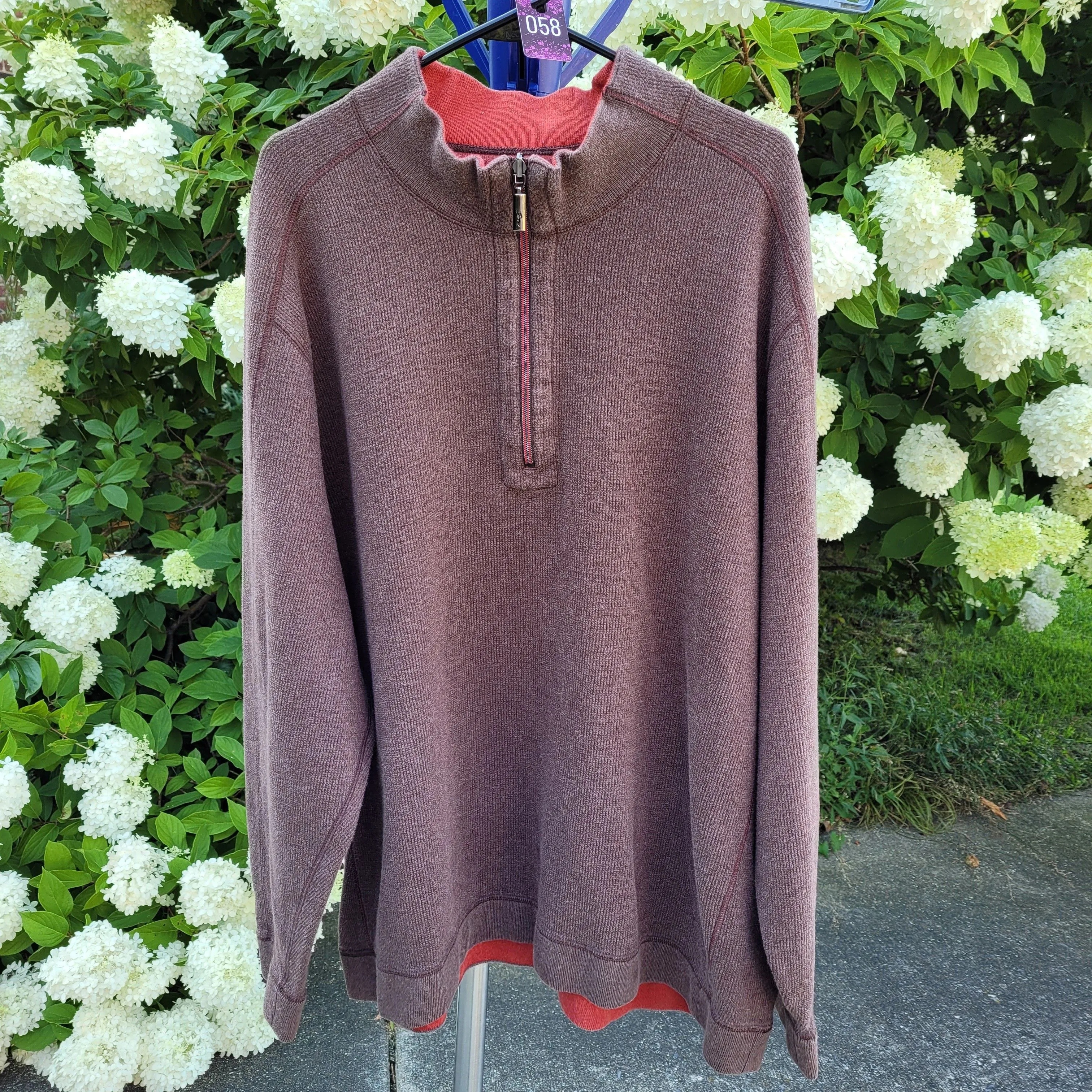 Product image for #058 Tommy Bahama 3XL? Reversible 1/4 Zip