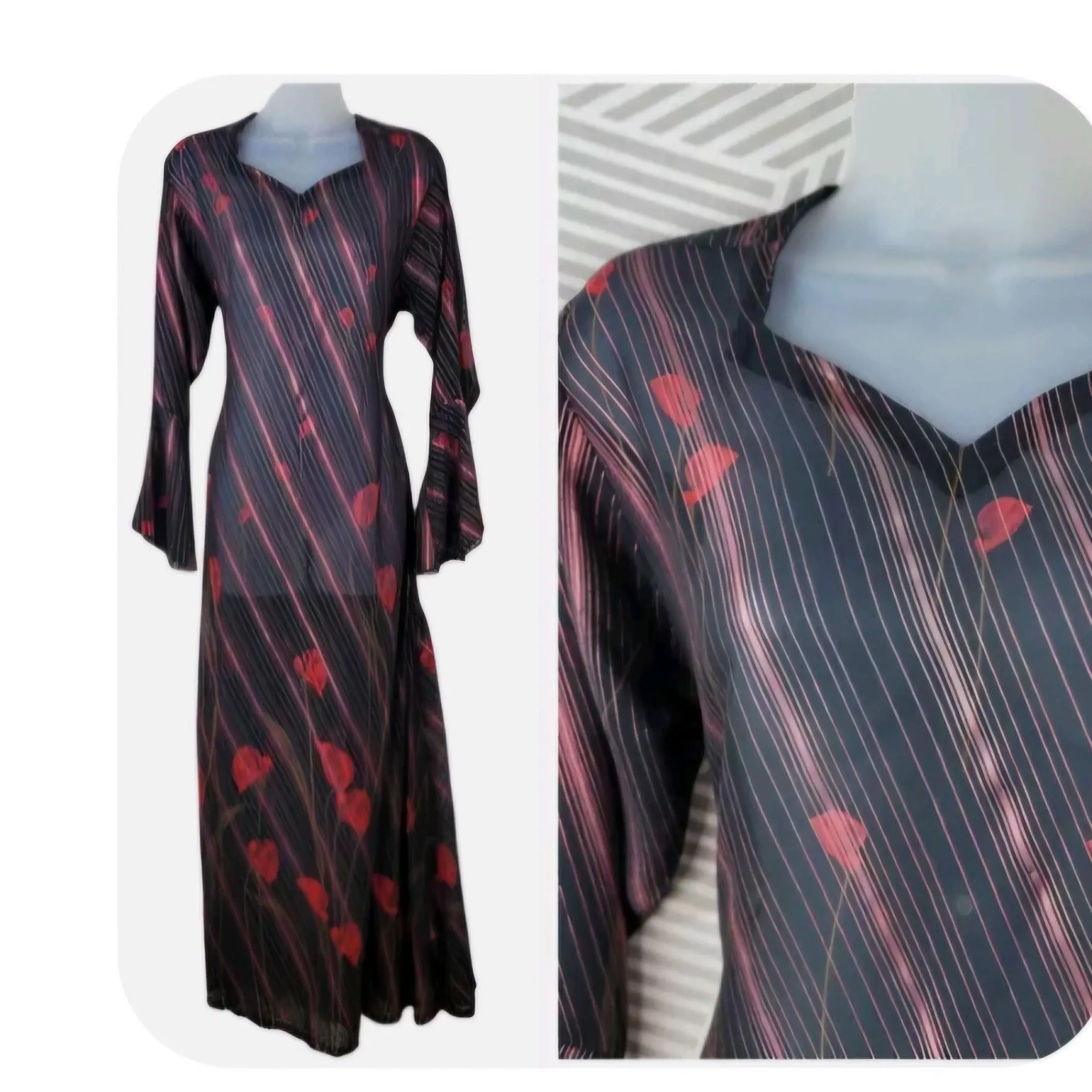 Product image for Stevie Nicks Sheer Whimsygoth Long dress