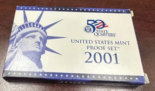 Product image for 2001 us mint proof set