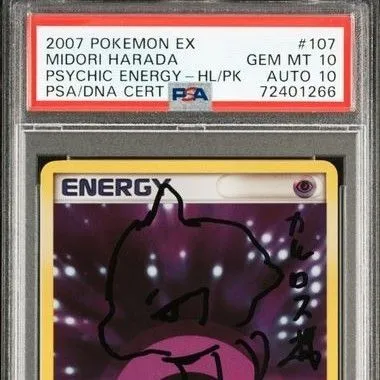 Product image for 2007 Pokemon Ex Power Keepers Psychic Energy-Holo Psychic Energy-Hl/Pk PSA GEM MT 10