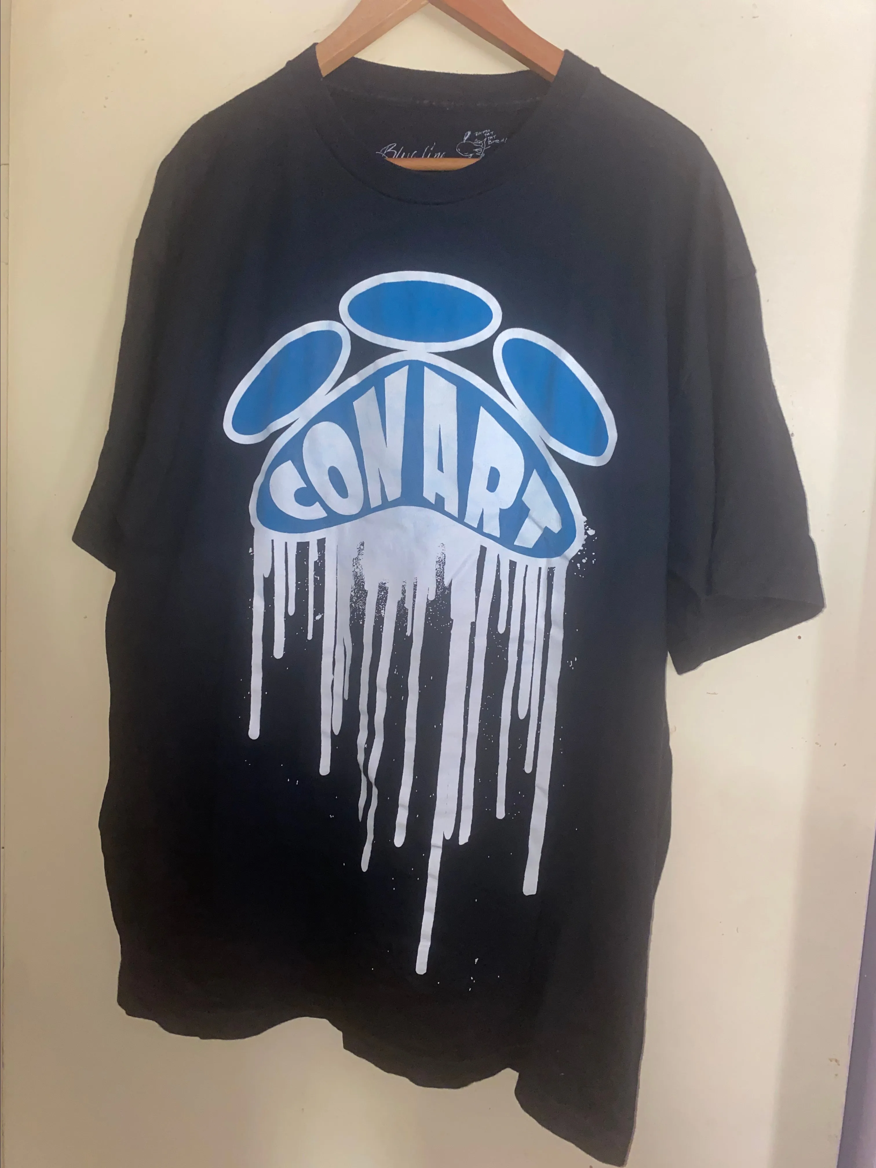 Product image for CONART x Dogg Pound x Blue LINE tshirt used size Xl
