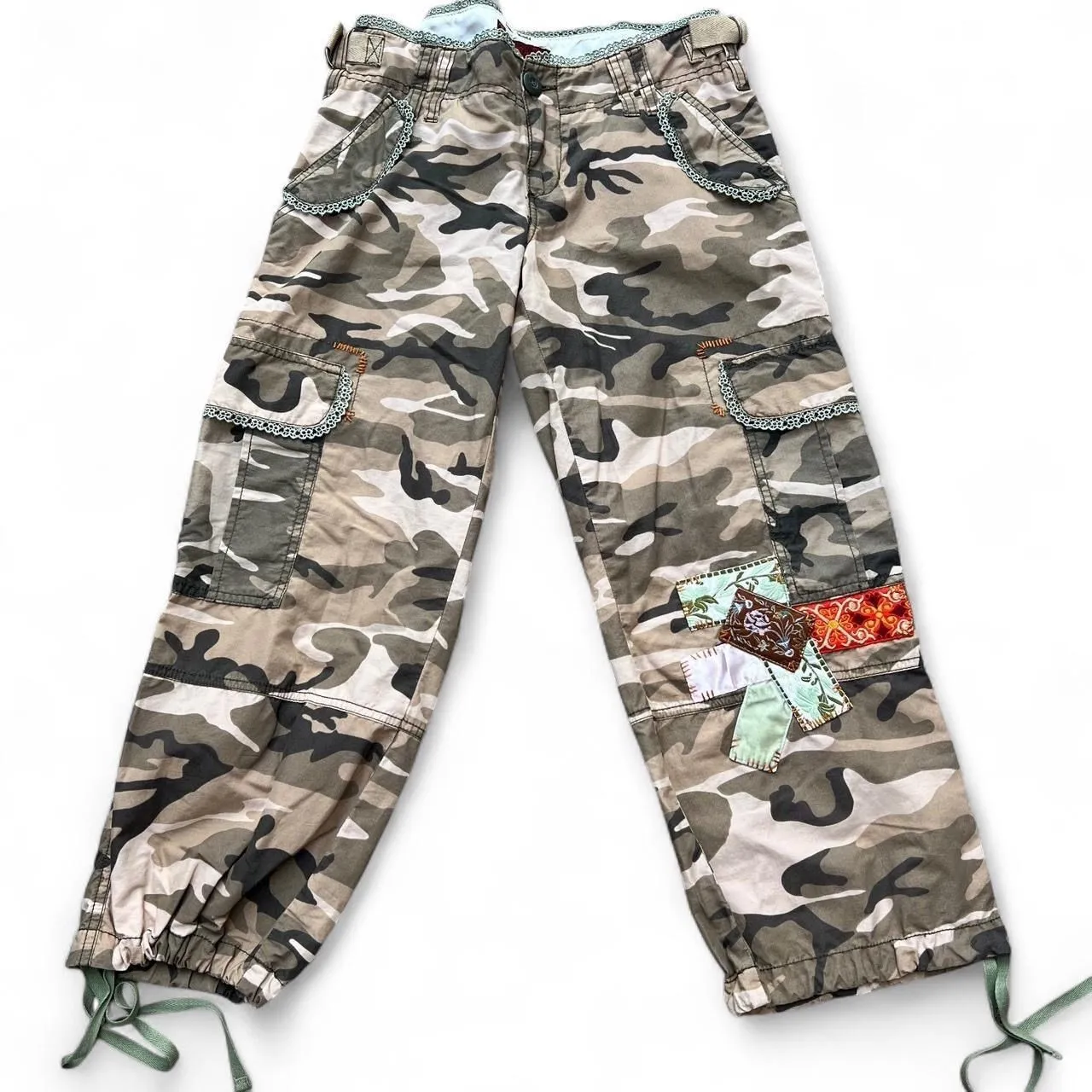 Product image for Y2K Miss Me Camo Cargo Pants
