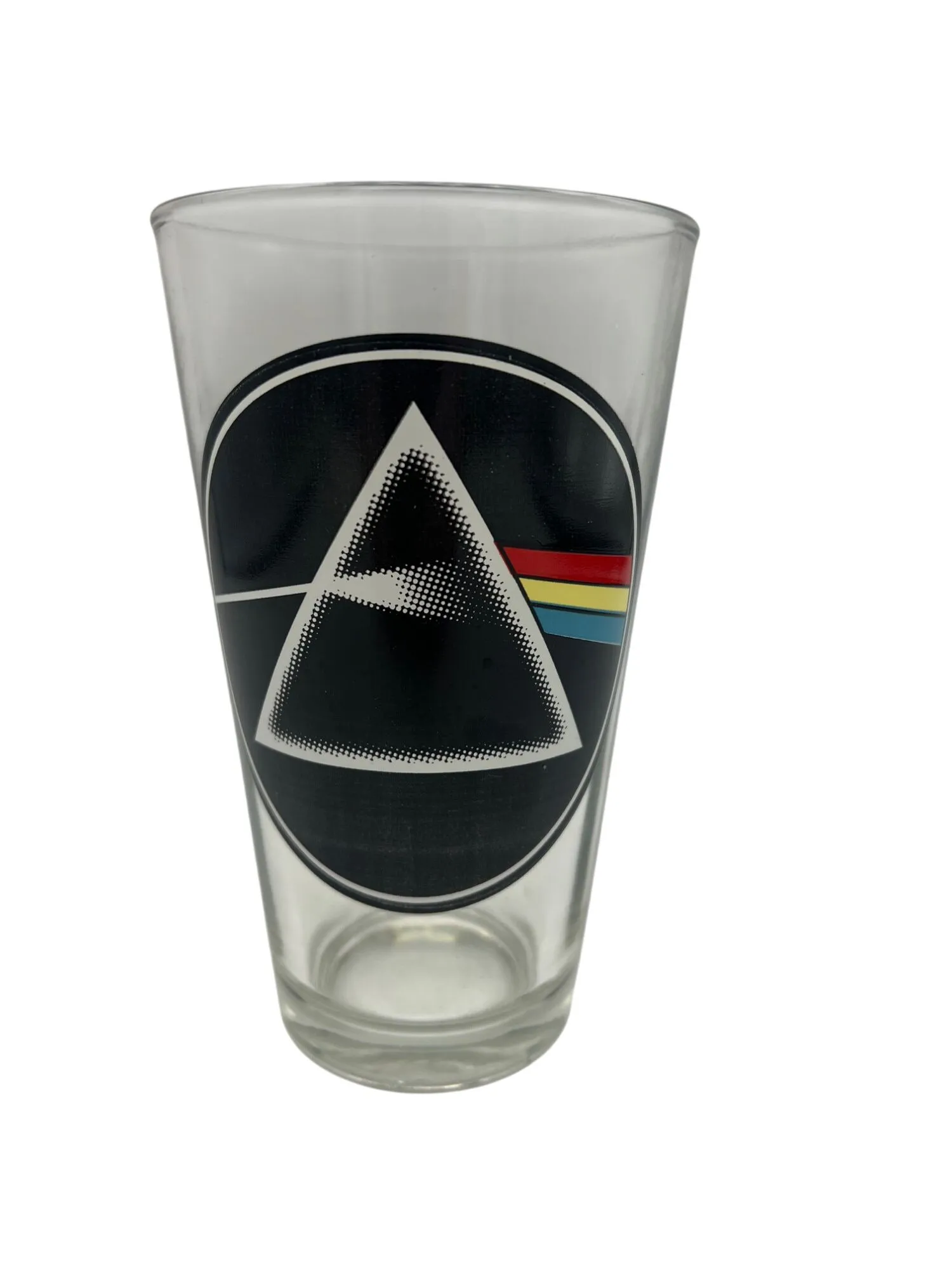Product image for 2007 Pink Floyd Dark Side of the Moon Pint Glass Album Art 5.75" Tall