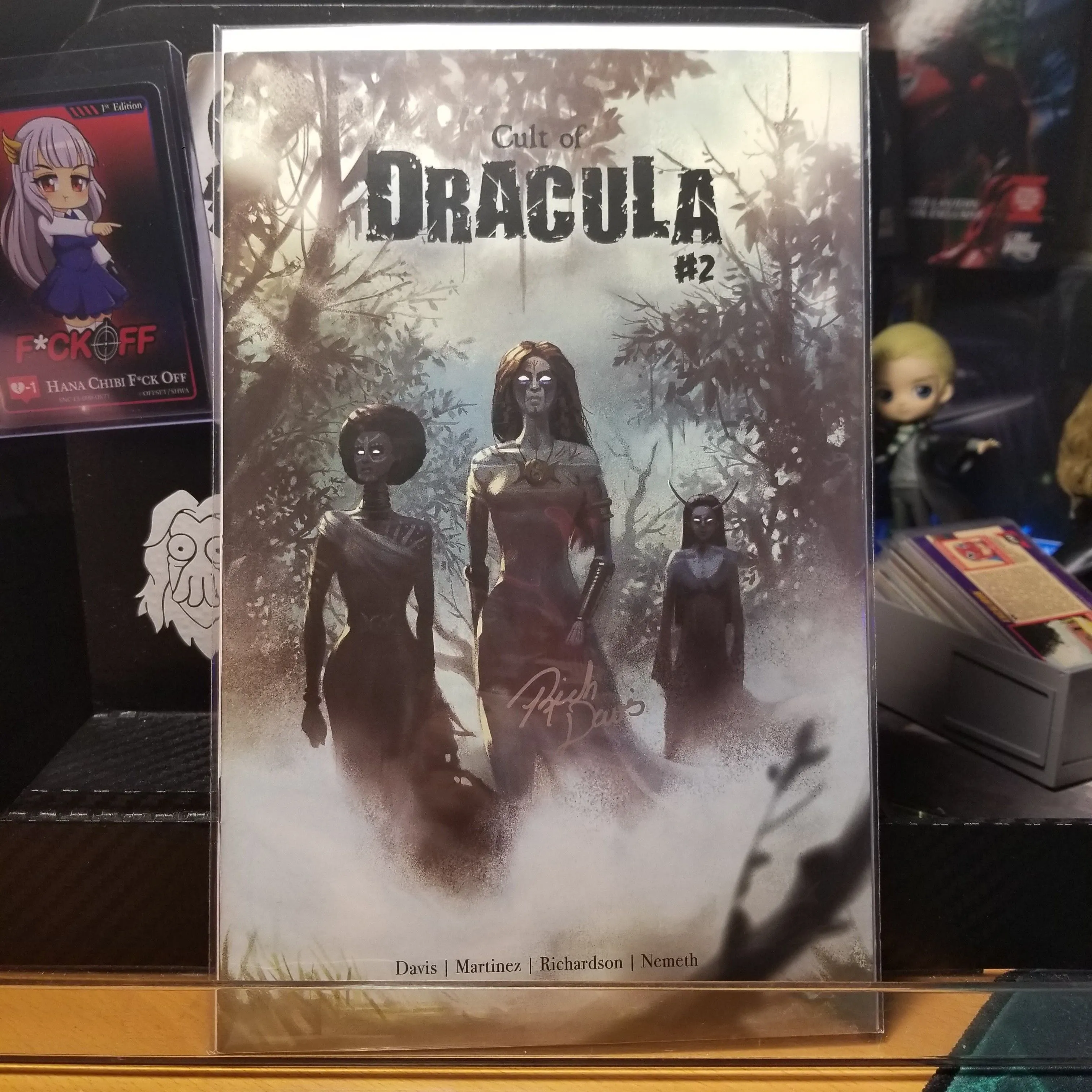 Product image for Cult of Dracula #2 & 6 Signed by writer Rich Davis