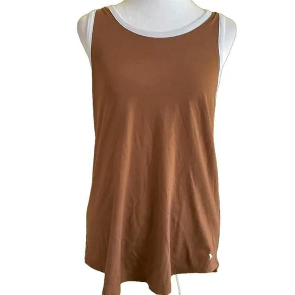 Product image for Women's Victoria's Secret PINK Tank Top S Brown White