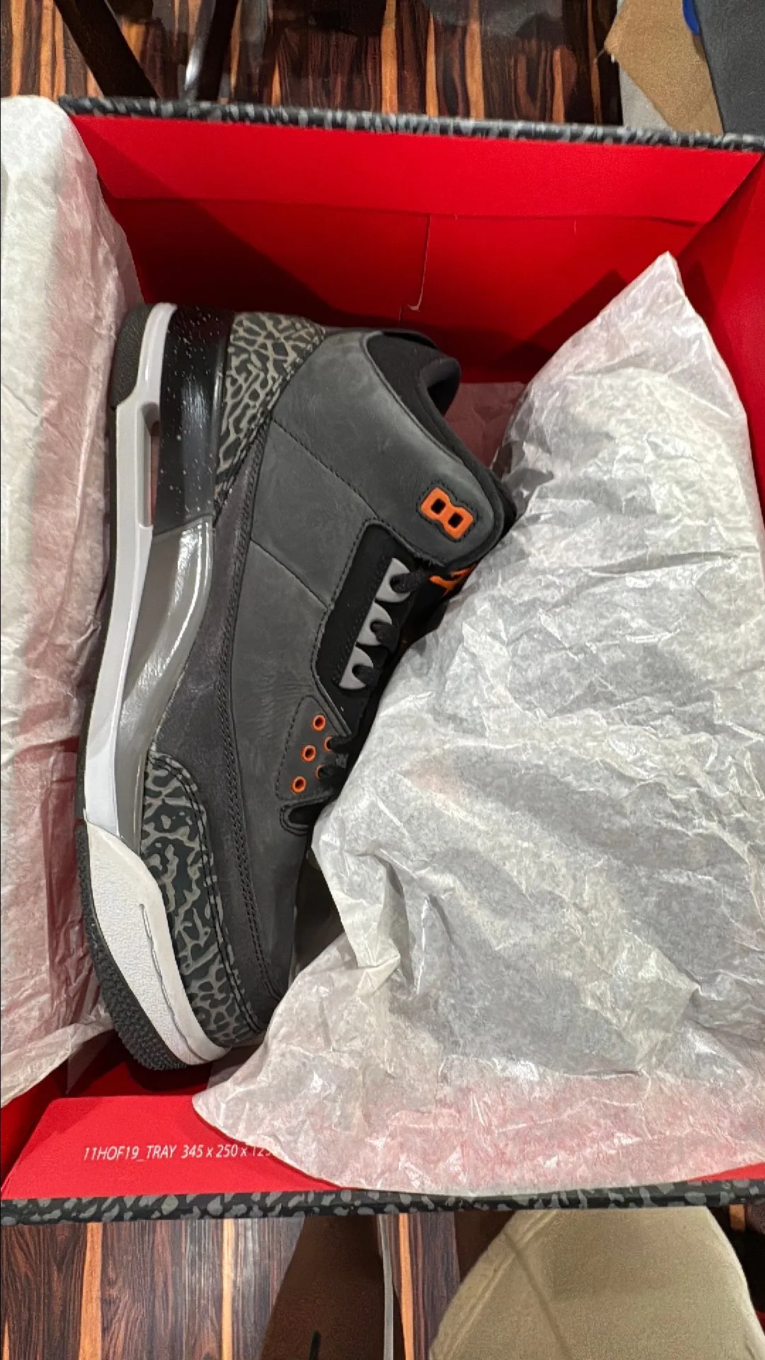 Product image for Jordan 3 fear *vault* size 11 2013