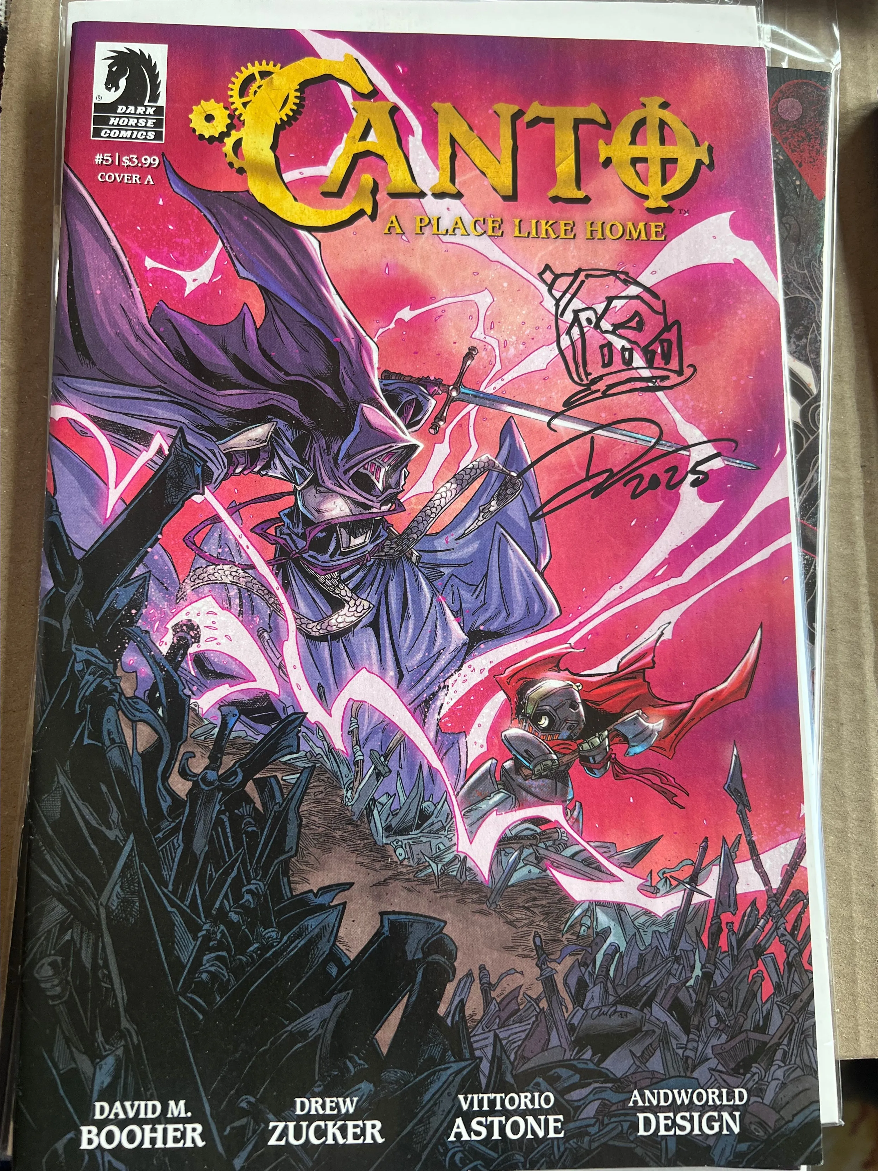 Product image for CANTO: A PLACE LIKE HOME #5 cover A signed & remarqued