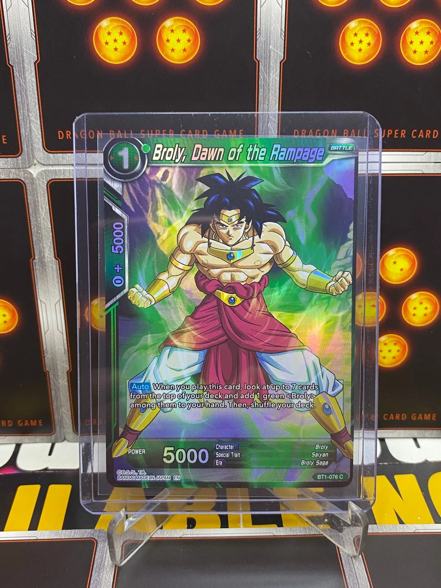 Broly, Dawn of the Rampage 076CDragon BallFoilMint  Whatnot: Shop,  Sell, Connect
