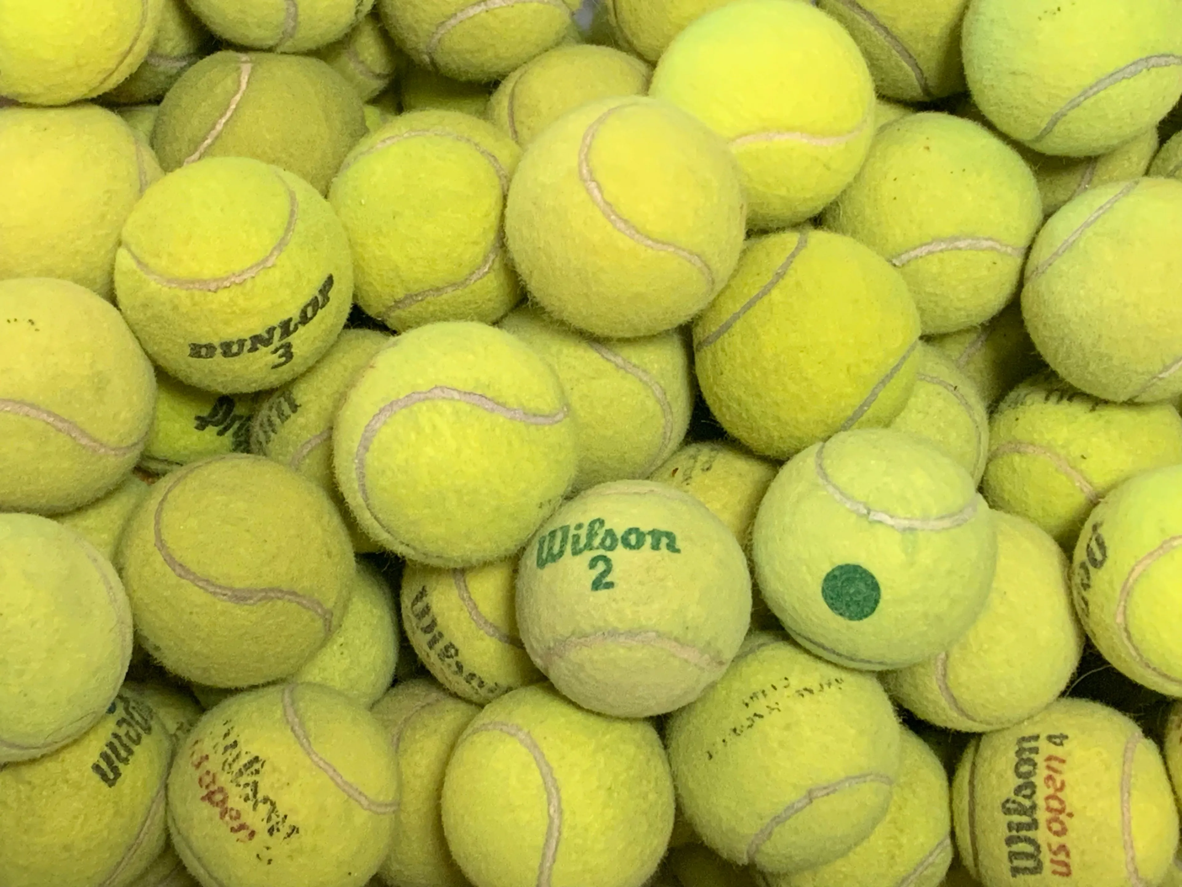 Product image for Tennis Ball Bonanza: 50 Balls, Endless Fun for Kids, Dogs! Good for Bottom of Walkers & Chairs Too!