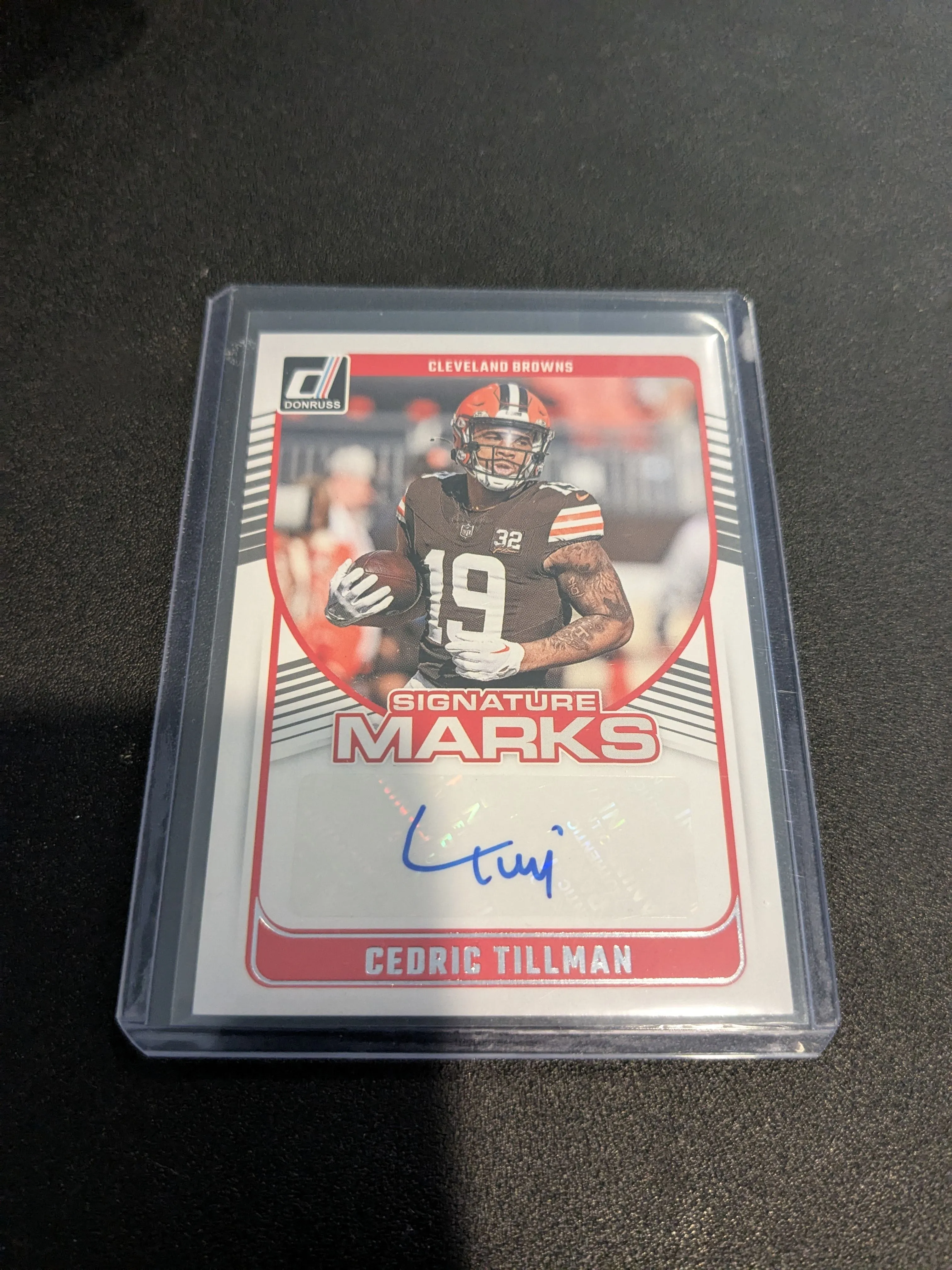 Product image for Cedric Tillman Donruss Signature Marks Auto