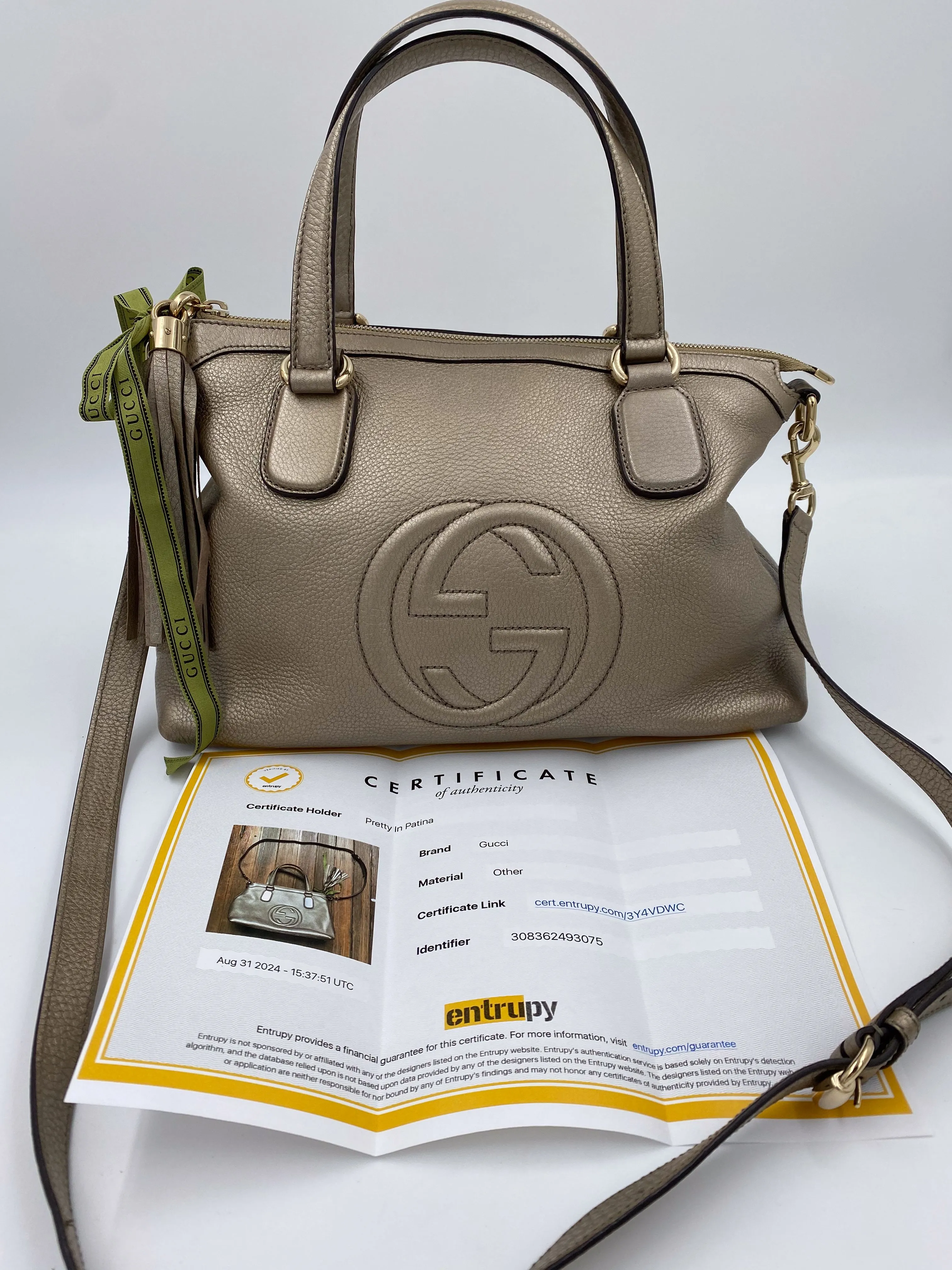 Product image for Gucci Gold Metallic Soho 
