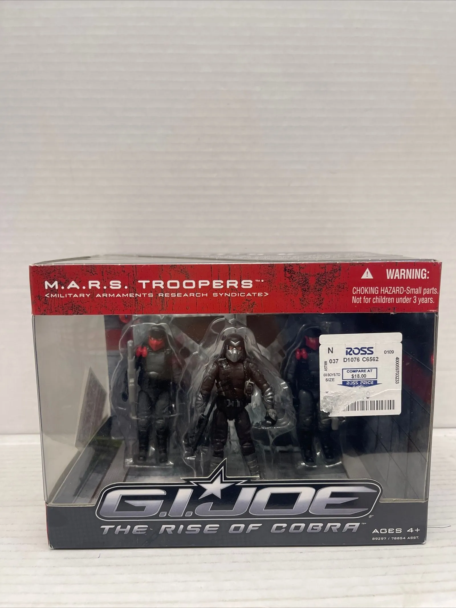 Product image for GI Joe MARS Troopers 3 Pack  SEALED Complete Rise of Cobra ARAH Hasbro 2008