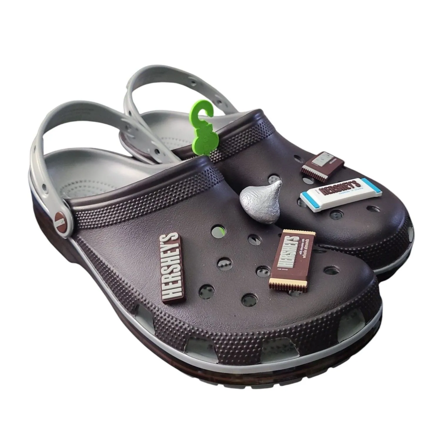 Product image for Crocs X Hersheys Mens 12 Womens 13 Classic Clogs Brown Chocolate Kisses NEW NWT