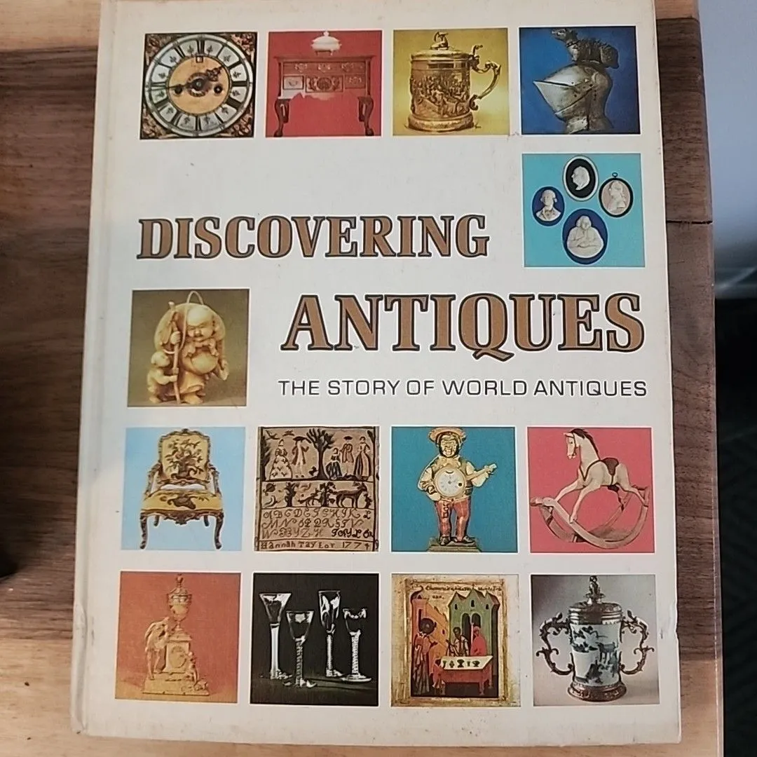 Product image for Discovering Antiques volume 3 hardback has bend warp