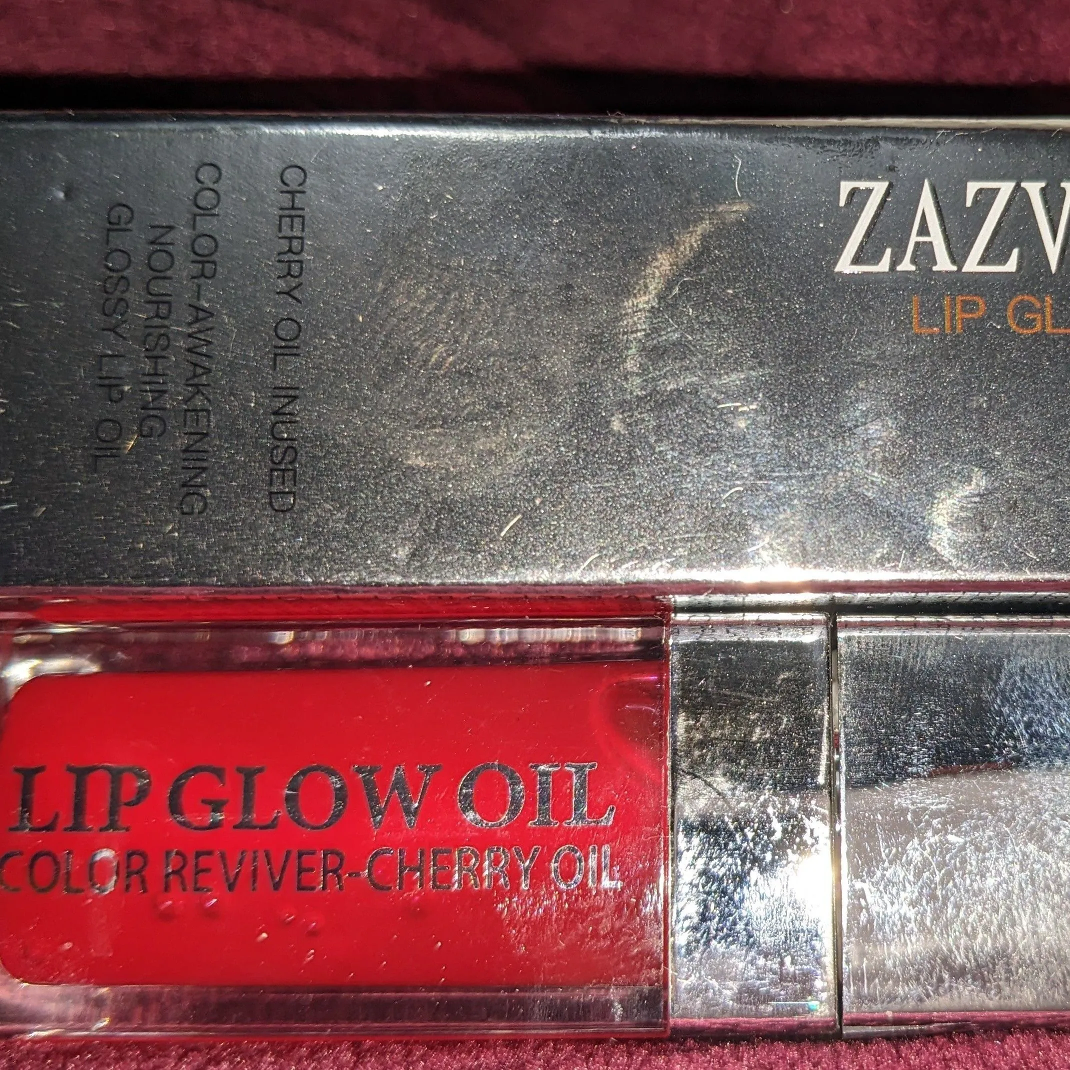Product image for Zazvtyy Cherry Oil Infused Nourishing Glossy Lip Oil