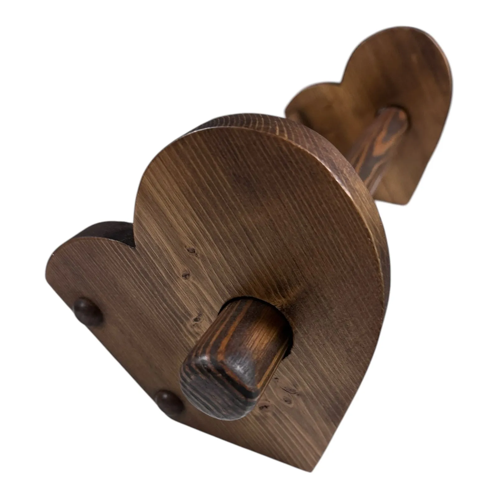 Product image for #138 Wooden Heart Paper Towel Holder