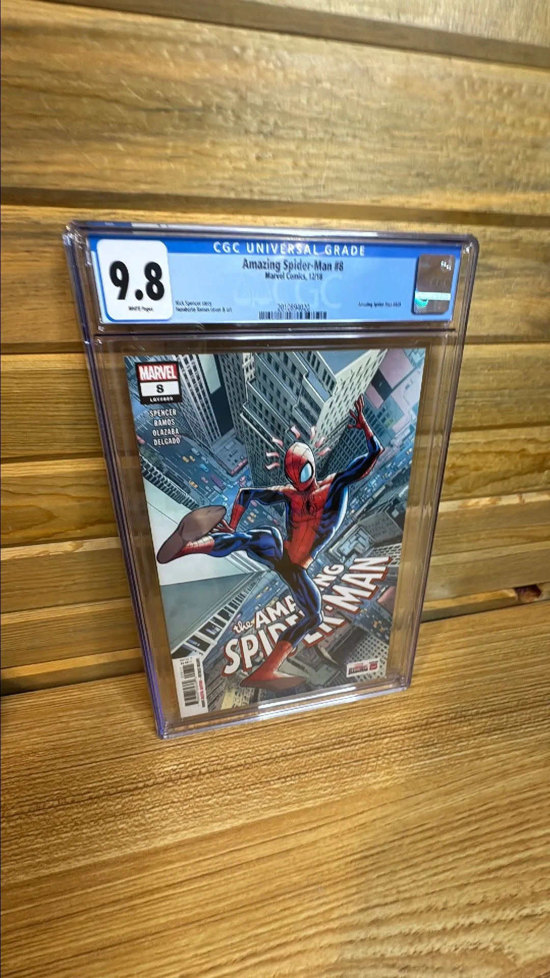 Product image for CGC 9.8 Graded Amazing Spider-Man #8 Comic