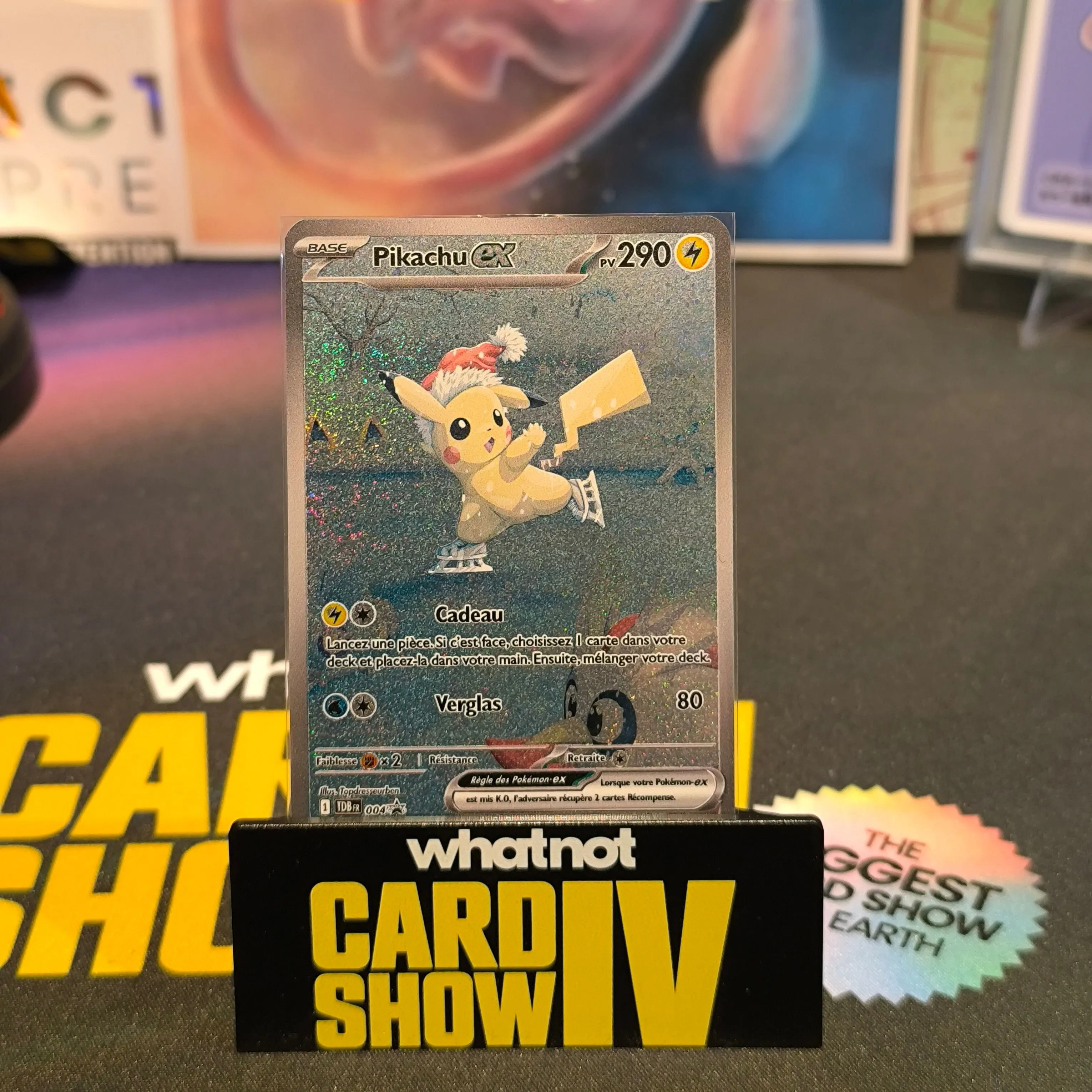 Product image for Pikachu patinage - Carte non officielle 