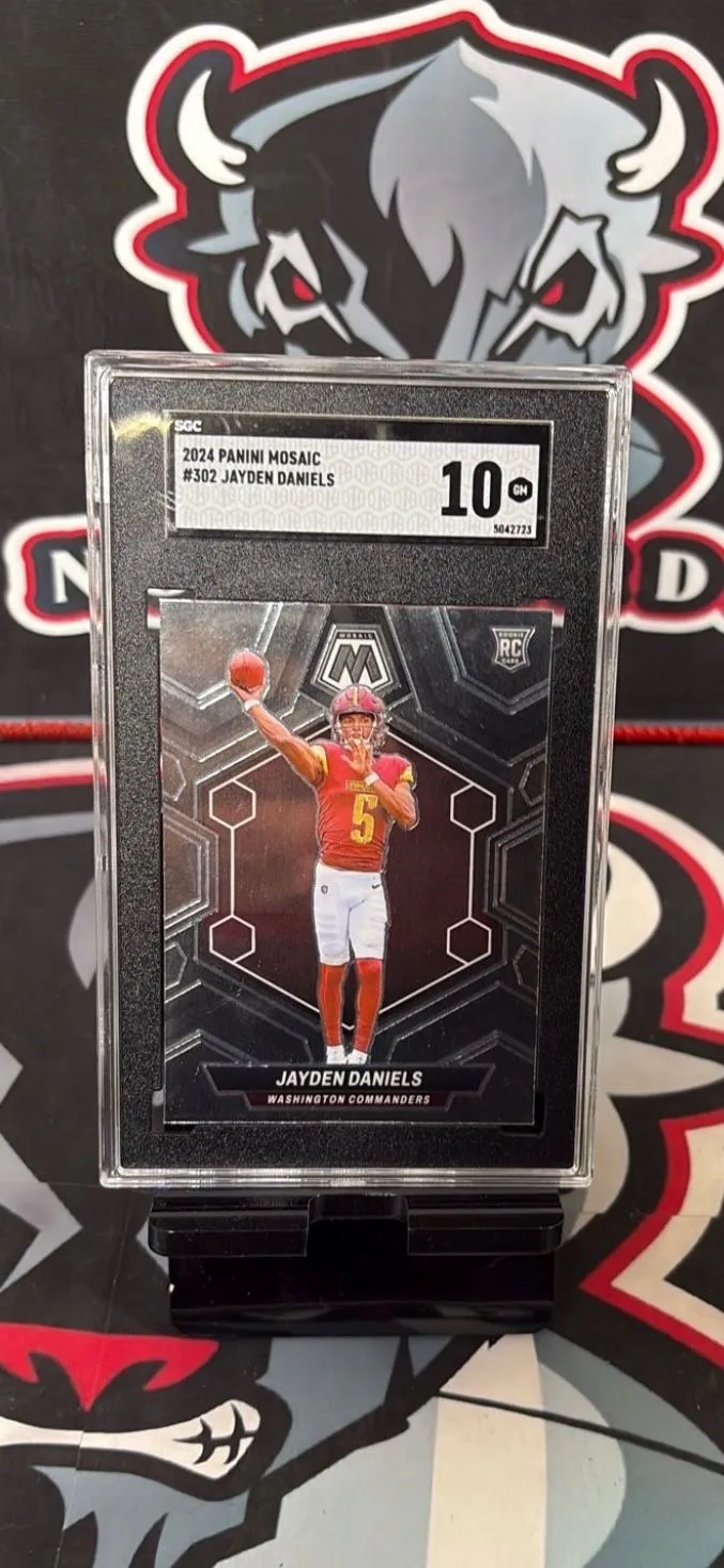 Product image for 2024 Panini Mosaic #302 RC Jayden Daniels SGC 10