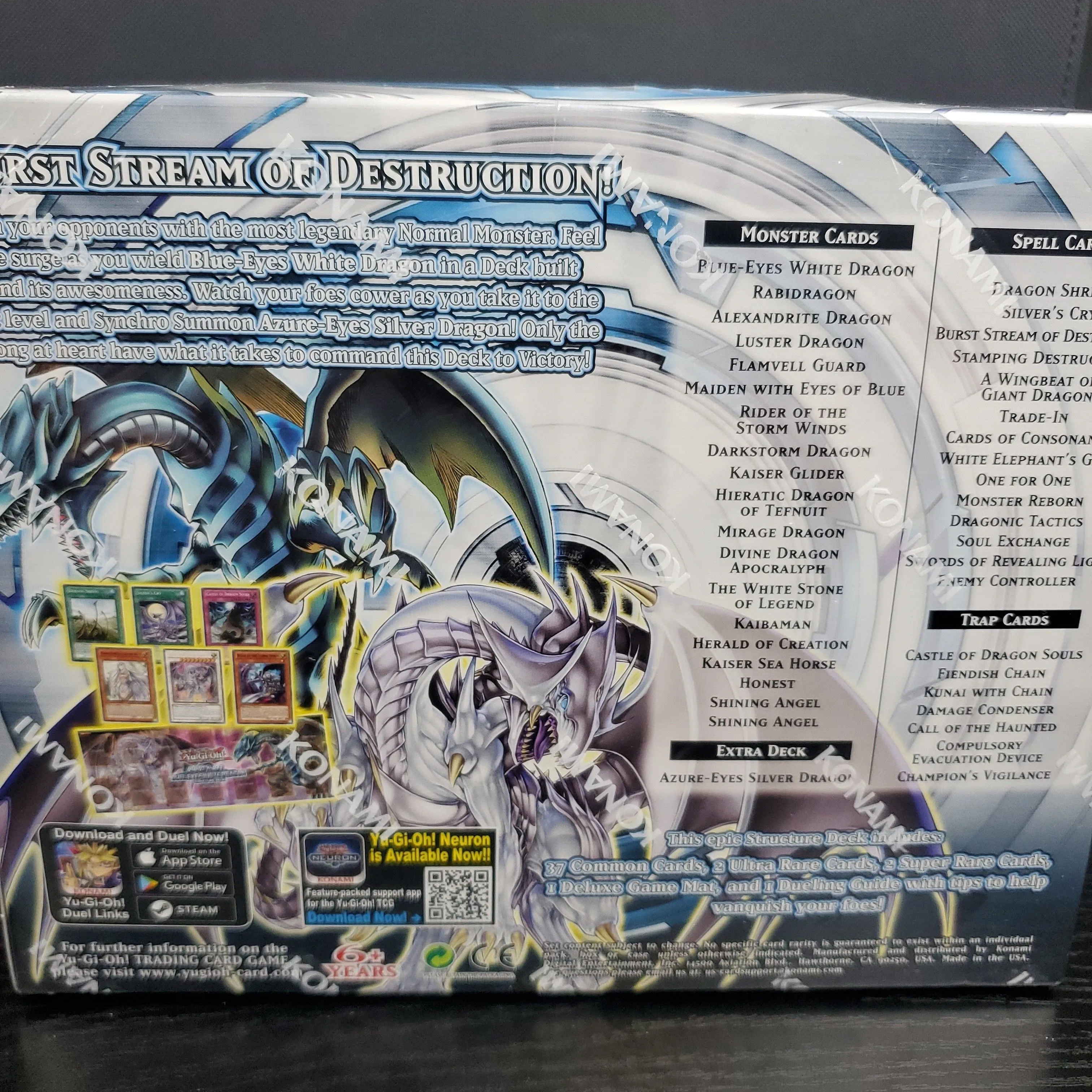 yugioh saga of blue-eyes white dragon structure deck Amazon.com: YuGiOh 3x Saga of Blue-Eyes White Dragon Structure Deck : Toys  & Games