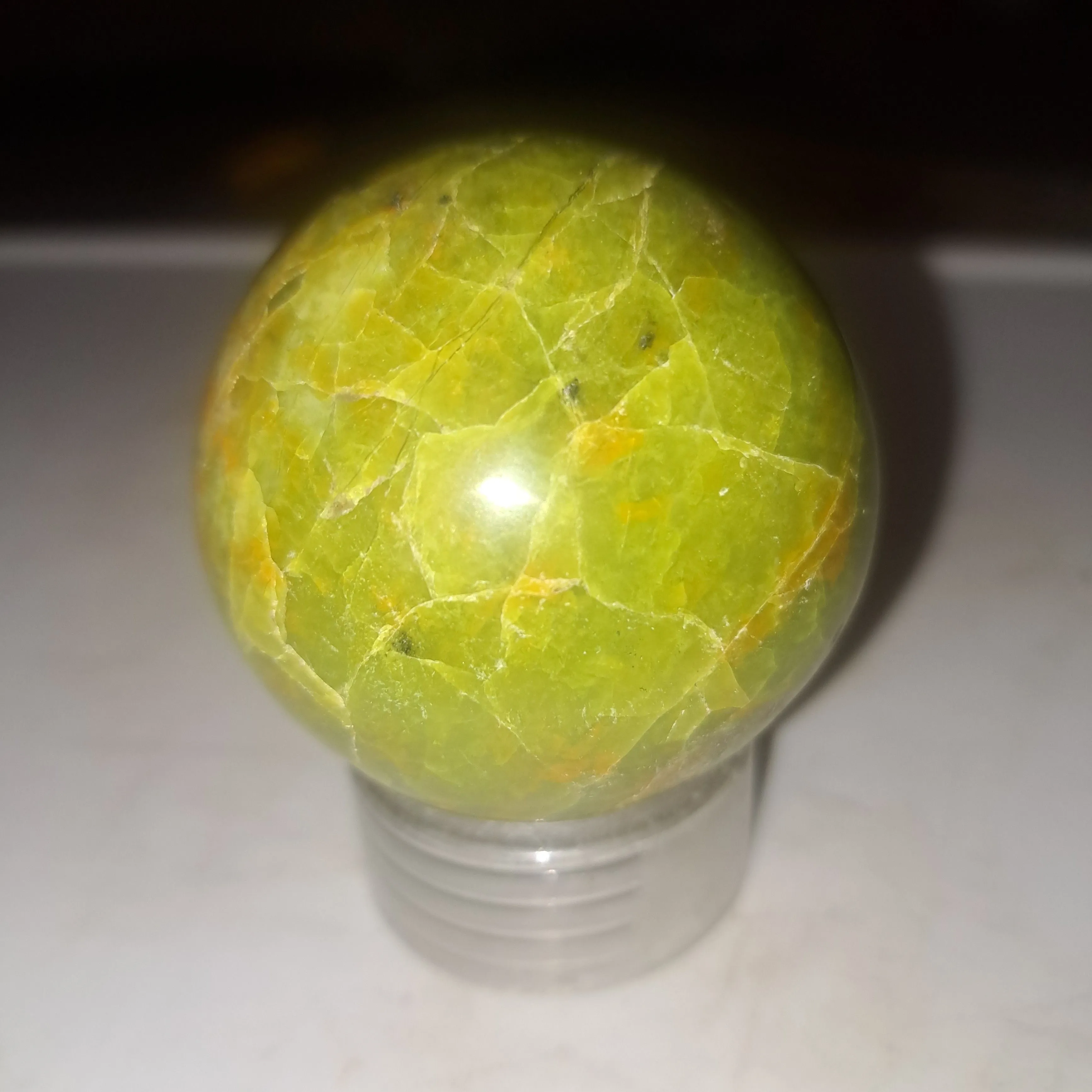 Product image for Green opal sphere