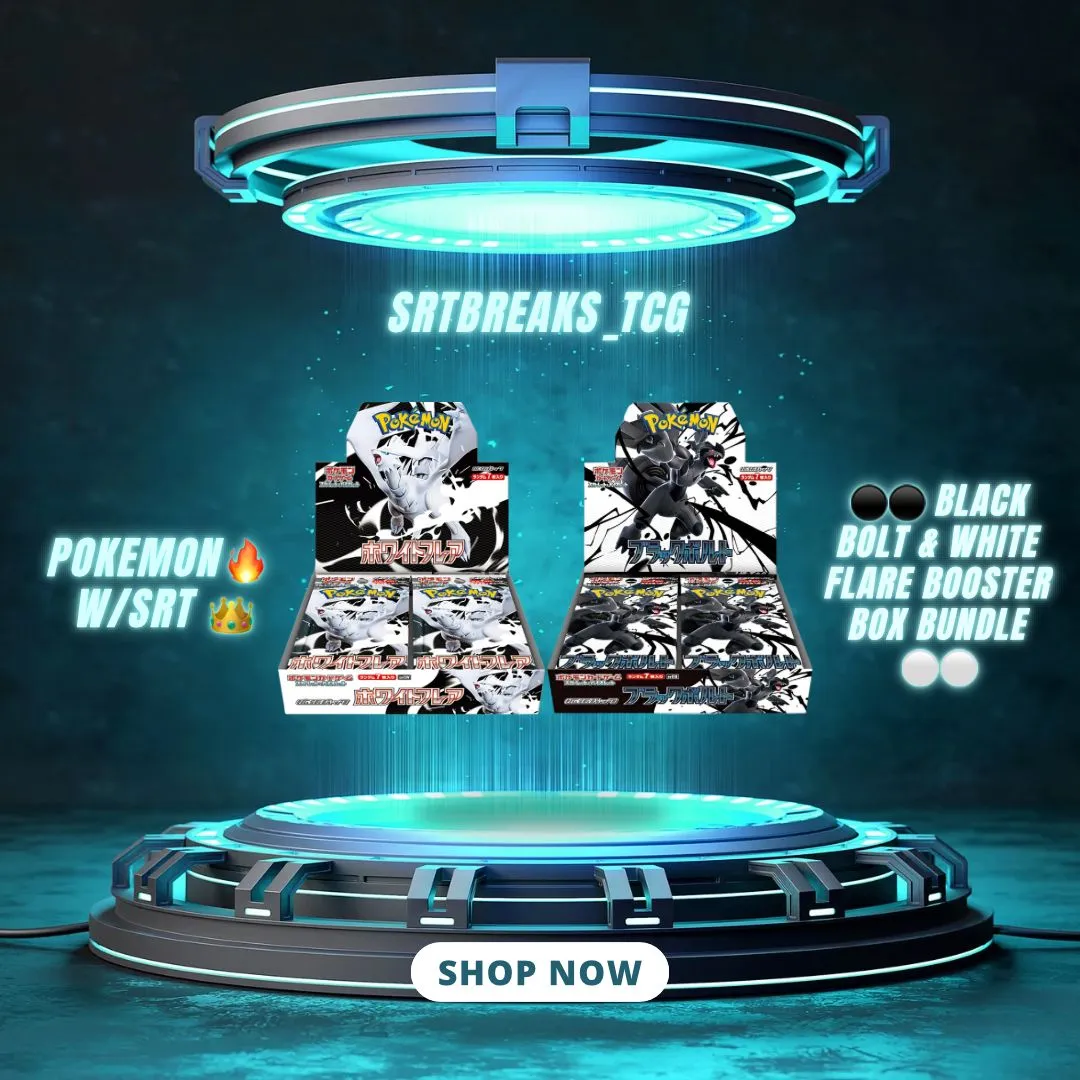Product image for A1. Black Bolt & White Flare Booster Box Bundle