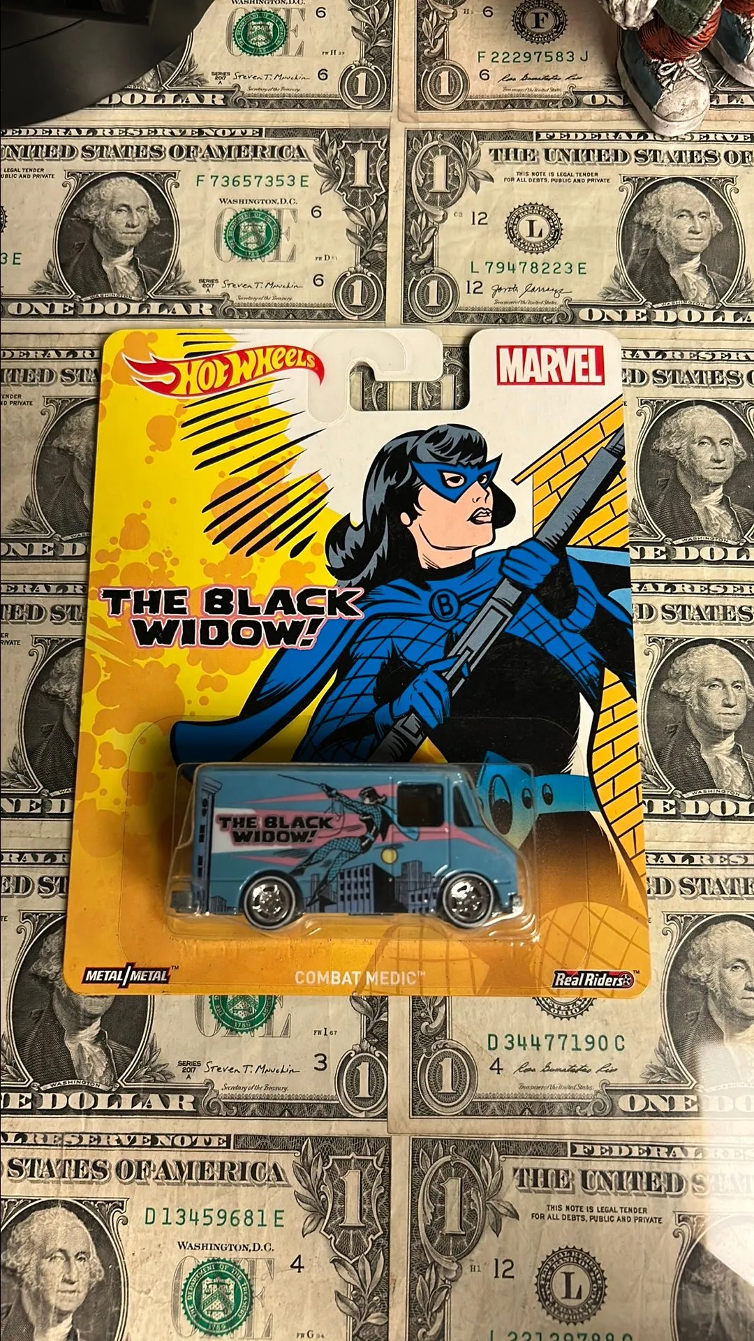 Product image for Hot Wheels The Black Widow Combat Medic