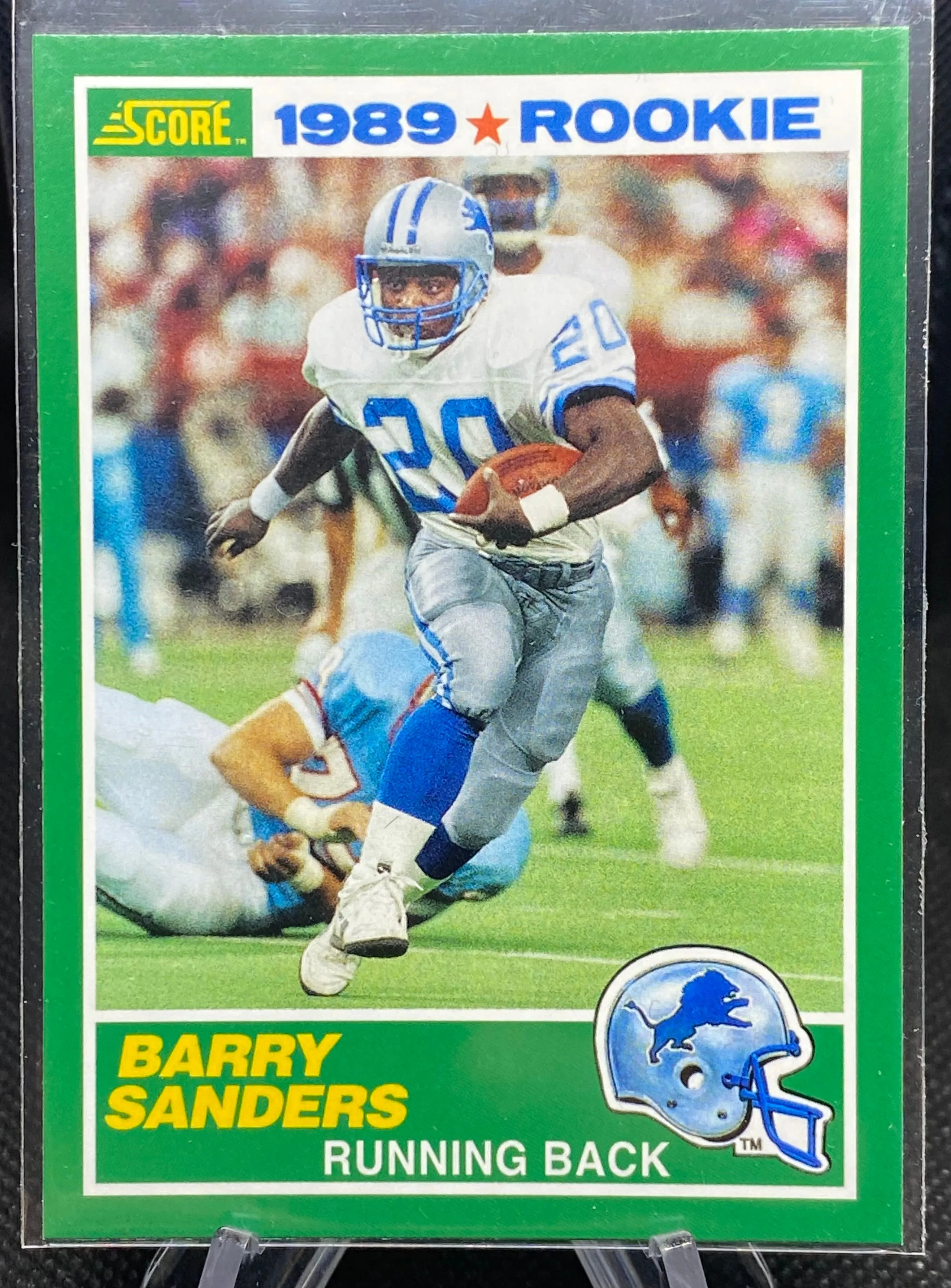 Product image for BARRY SANDERS (HOF) ~ 2012 Score Football Retro Variation VHTF! #257 [Detroit Lions]
