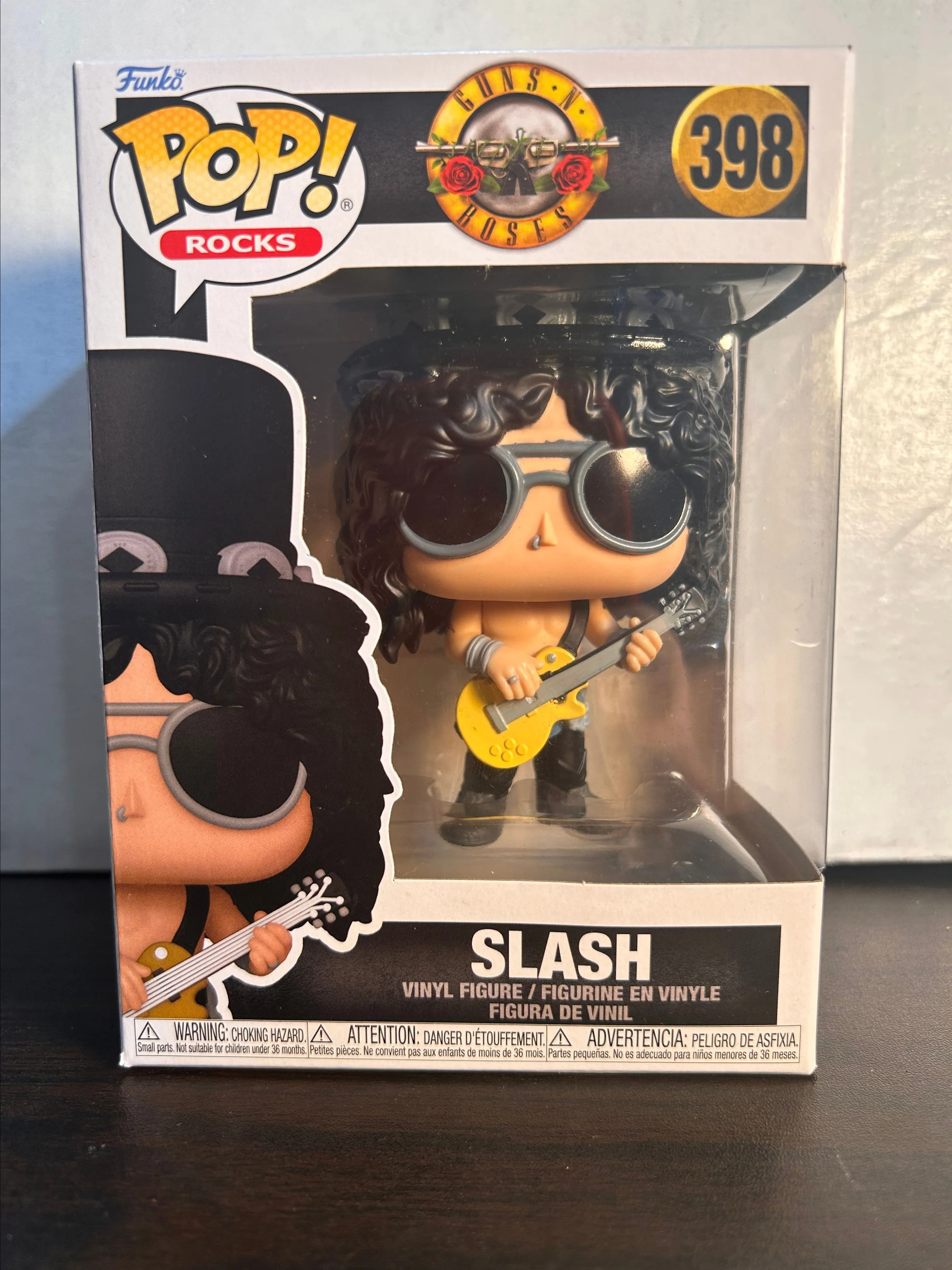Product image for Slash Guns N Roses Rocks Funko Pop 398 With Protector