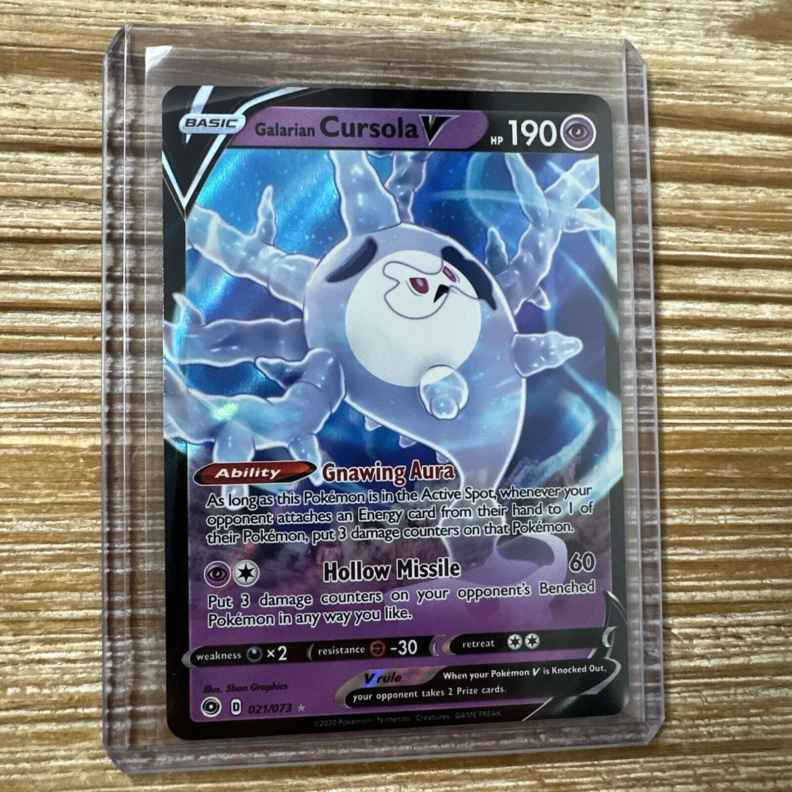 cursola pokemon card Galarian Cursola V Champion's Path 071/073 CGC 9 – TBC Games main image 1