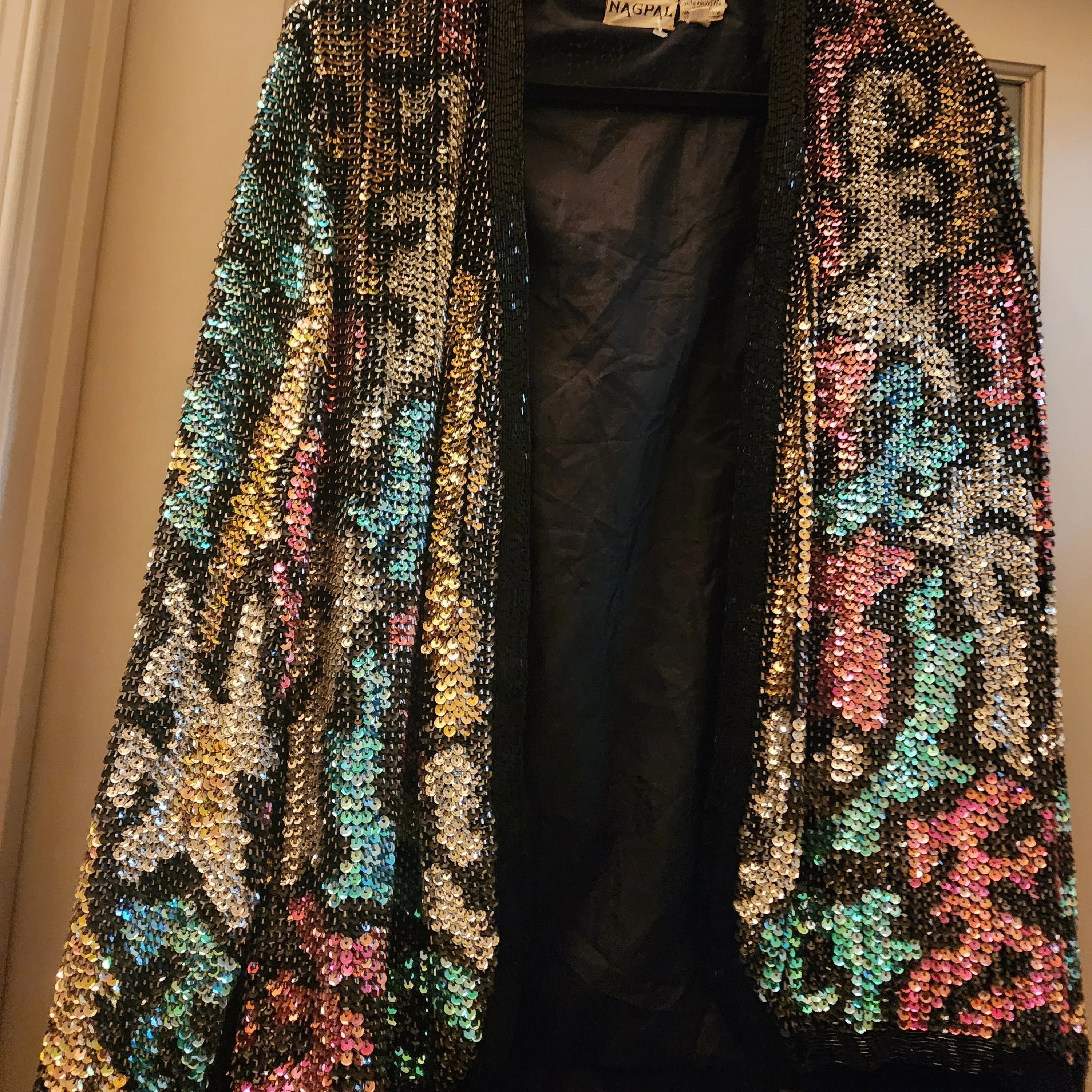 Product image for Multi colored Sequin Blazer Heavy great quality 