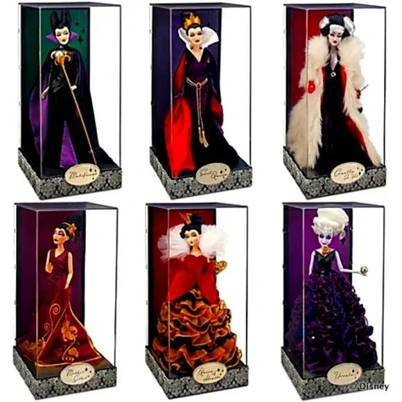 Product image for Limited Edition ENTIRE COLLECTION Villains Dolls/Figures BNIB (set 6)
