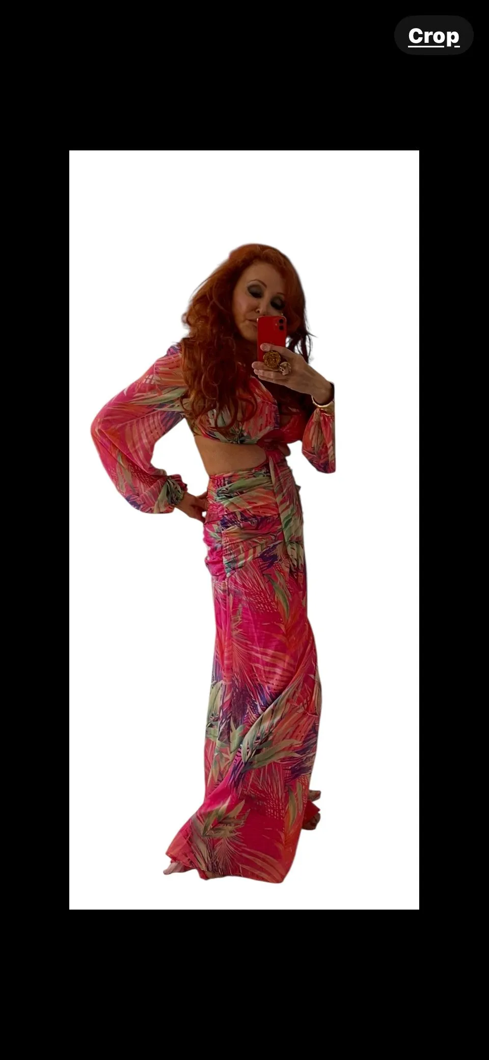 Product image for Multi Colored Cutout Maxi Dress