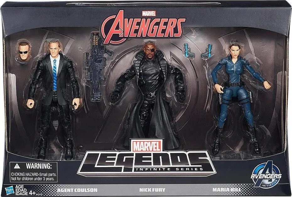 Product image for Marvel Legends Avengers Shield Agents 3 Pack TRU Exvlusive
