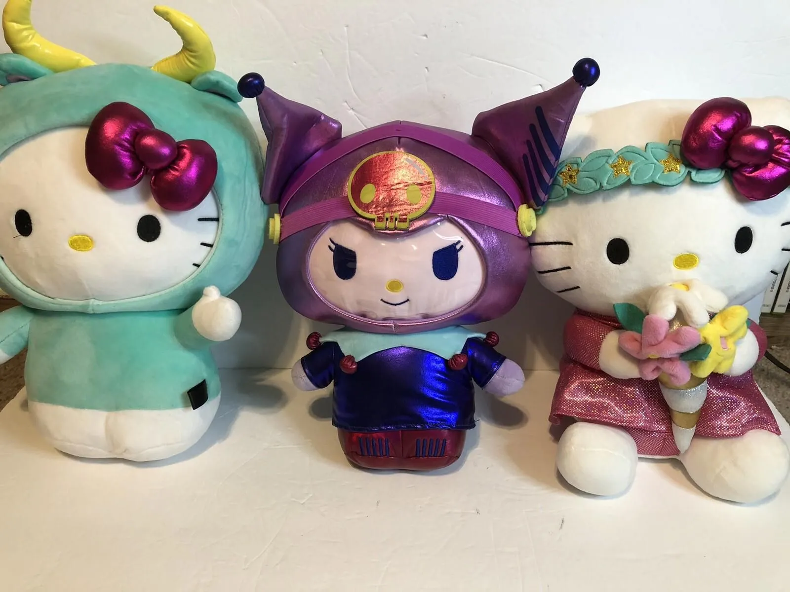 Product image for Kidrobot HELLO KITTY SANRIO 12” Plush Lot Of 3