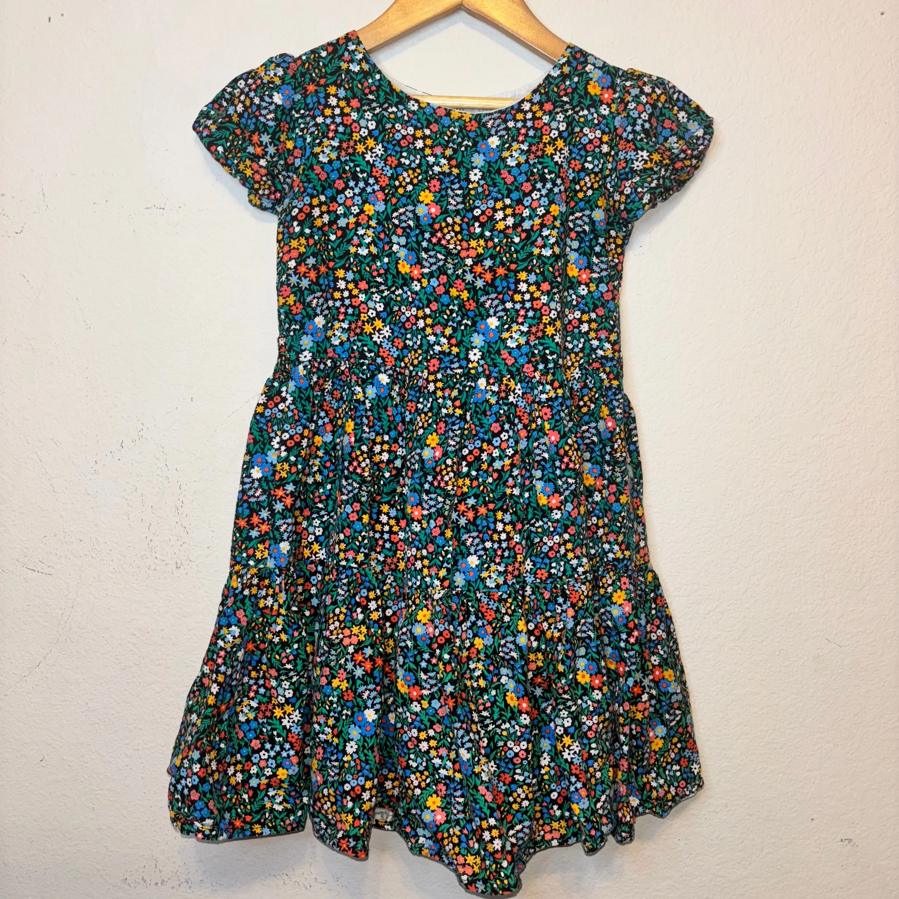 Product image for 89TG. MIDI girls floral dress, size 6/7