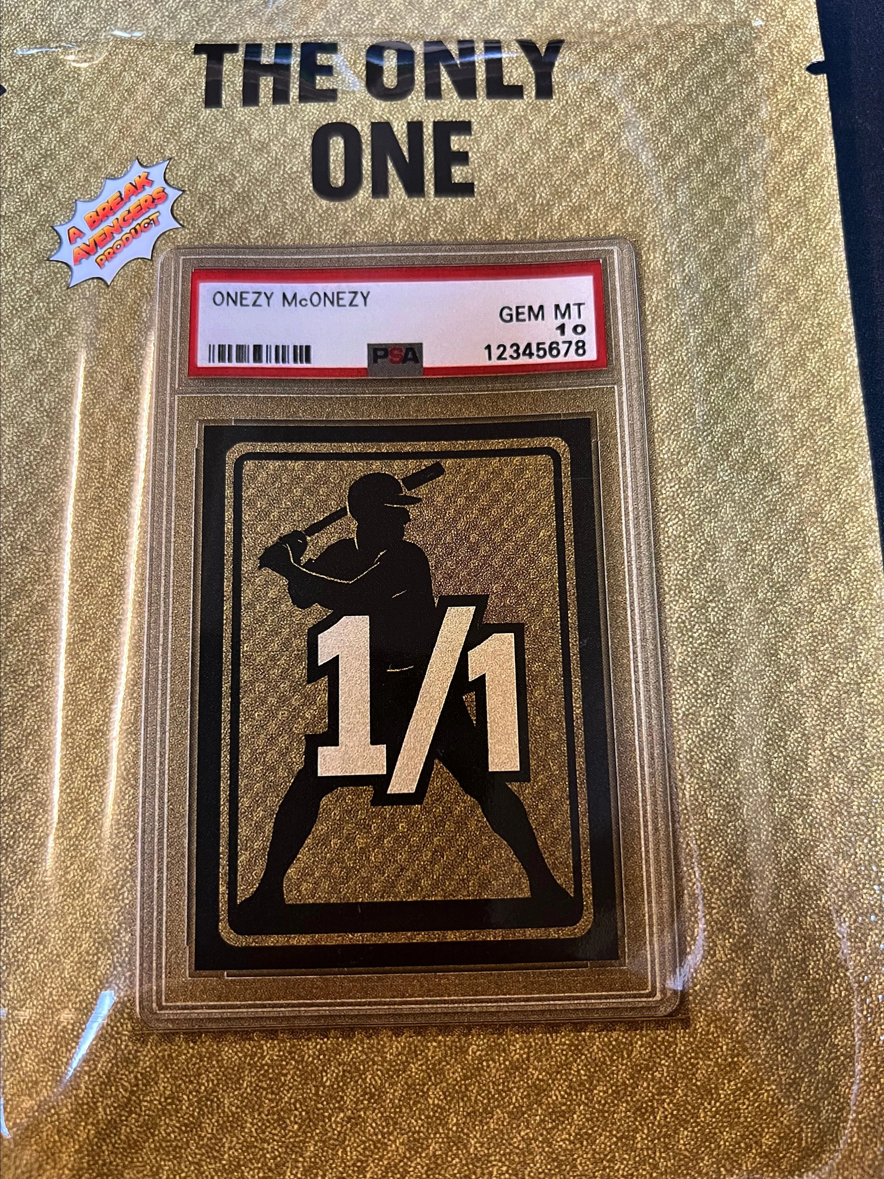 Product image for The Only One Chase Pack 1/1 Baseball