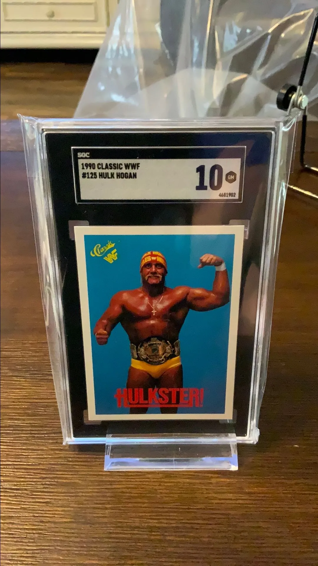 Product image for 1990 Classic Wwf Hulk Hogan SGC  10