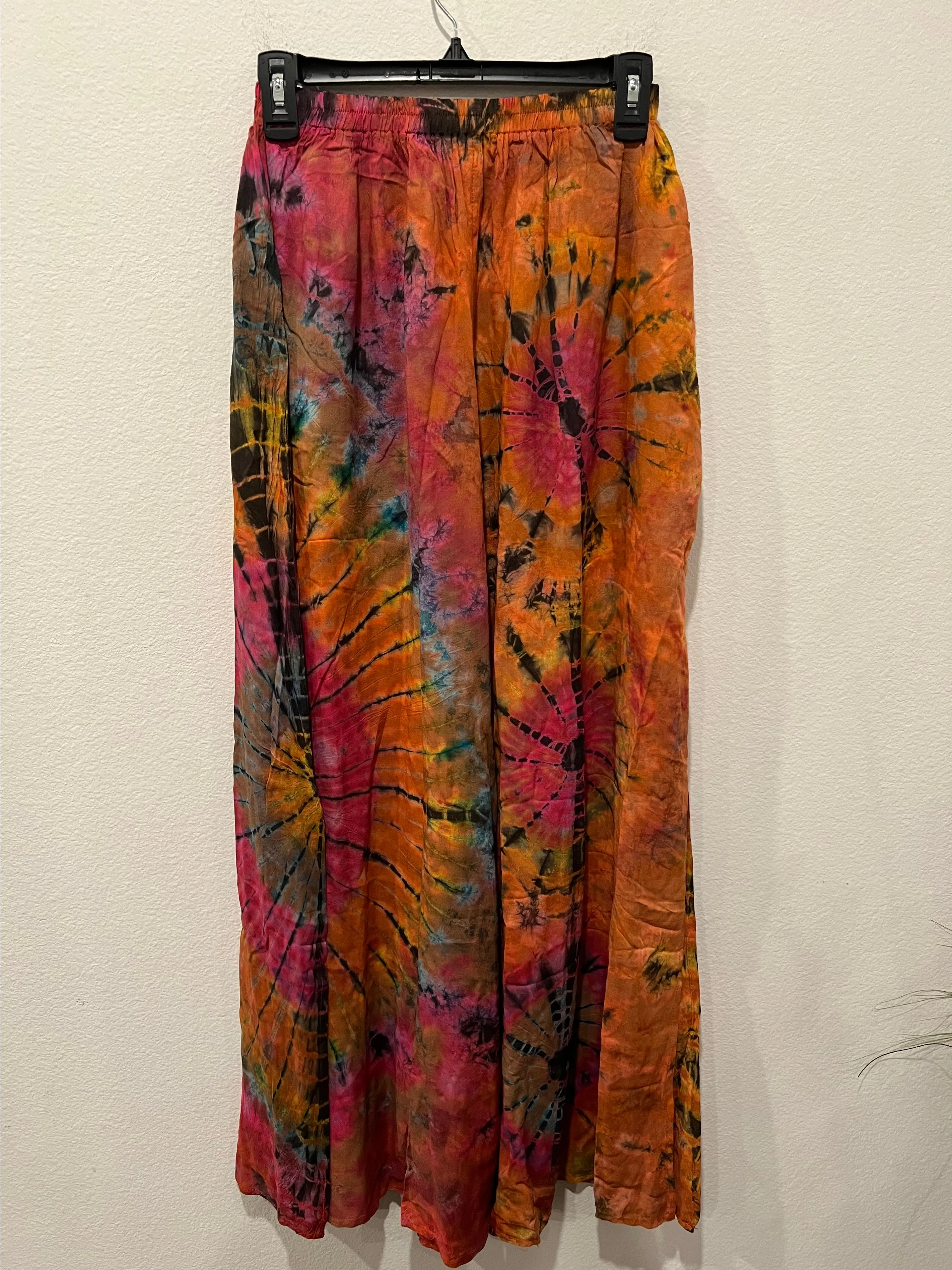 Product image for Vibrant Tie-Dye Wide Leg Pants By Kathmandu One Size Fits S-L