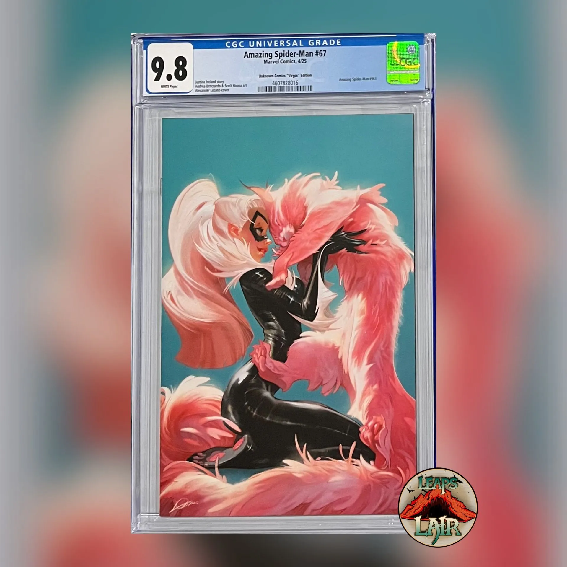 Product image for AMAZING SPIDER-MAN # 67  ALEXANDER LOZANO  BLACK CAT  VIRGIN EDITION CGC 9.8