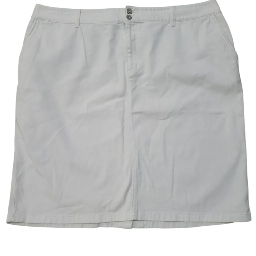 Product image for Lauren Ralph Lauren Women Denim Mini Skirt Size 18W Excellent Condition Pre-own