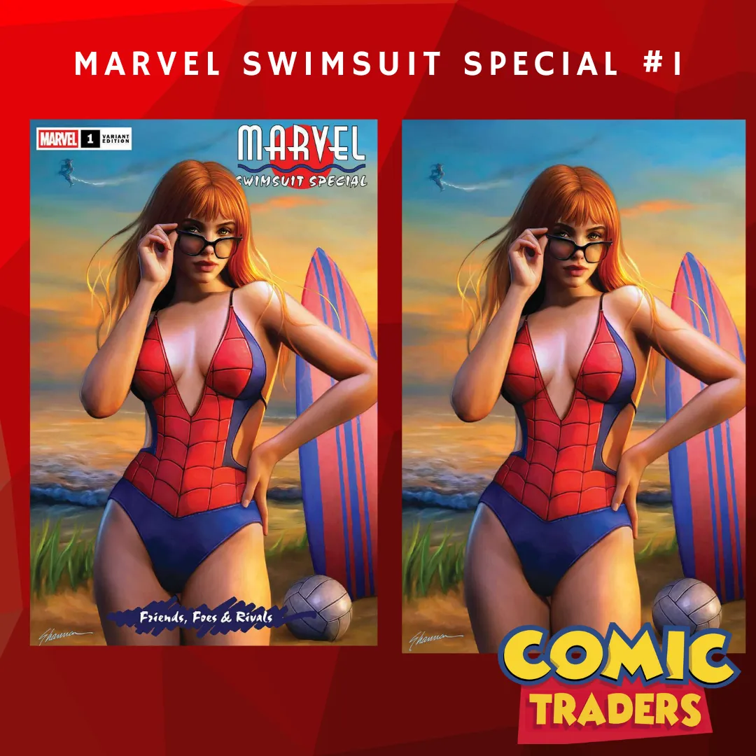 Product image for Marvel Swimsuit Special Shannon Maer 2-pack includes trade and virgin