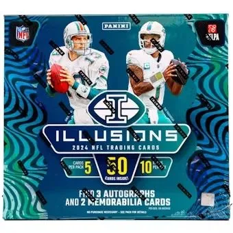 Product image for 2024 Illusions Football Hobby Box - 1 Box